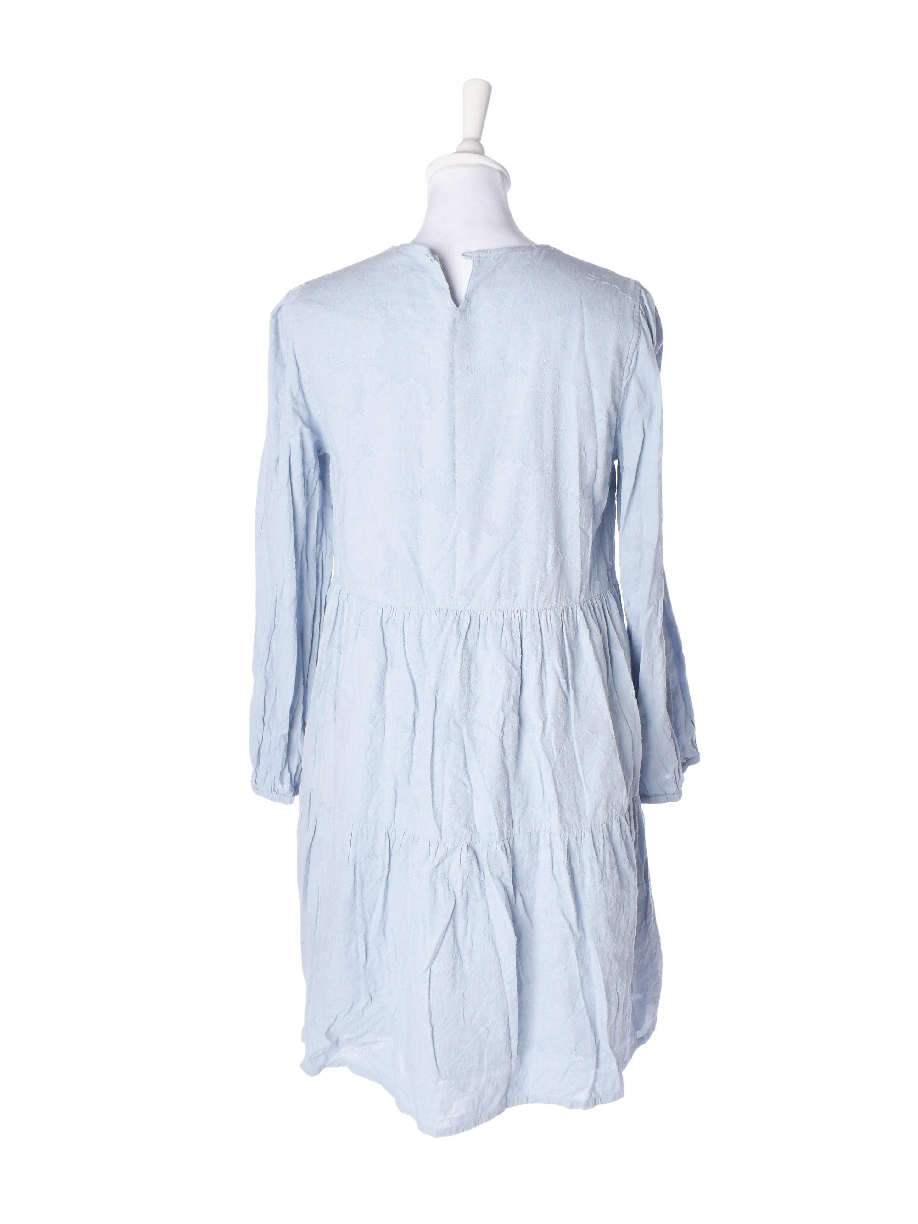 Knowledge Cotton Apparel Kjole - S / Blå / Kvinde - SassyLAB Secondhand