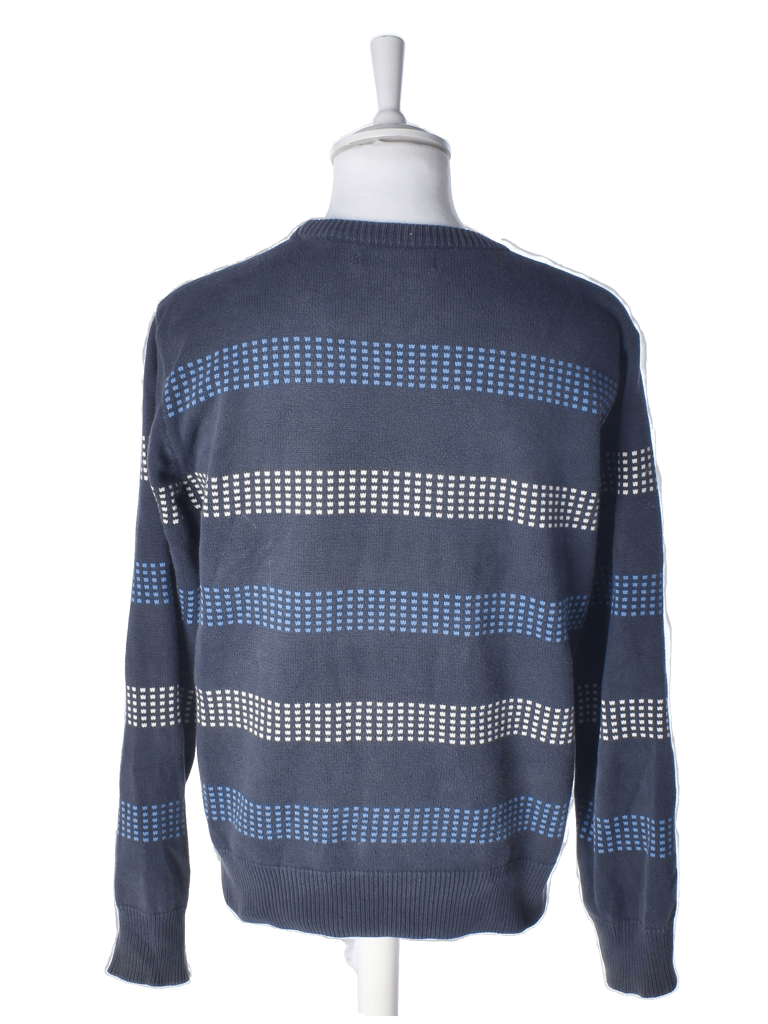 Knowledge Cotton Apparel Sweater - M / Blå / Mand - SassyLAB Secondhand