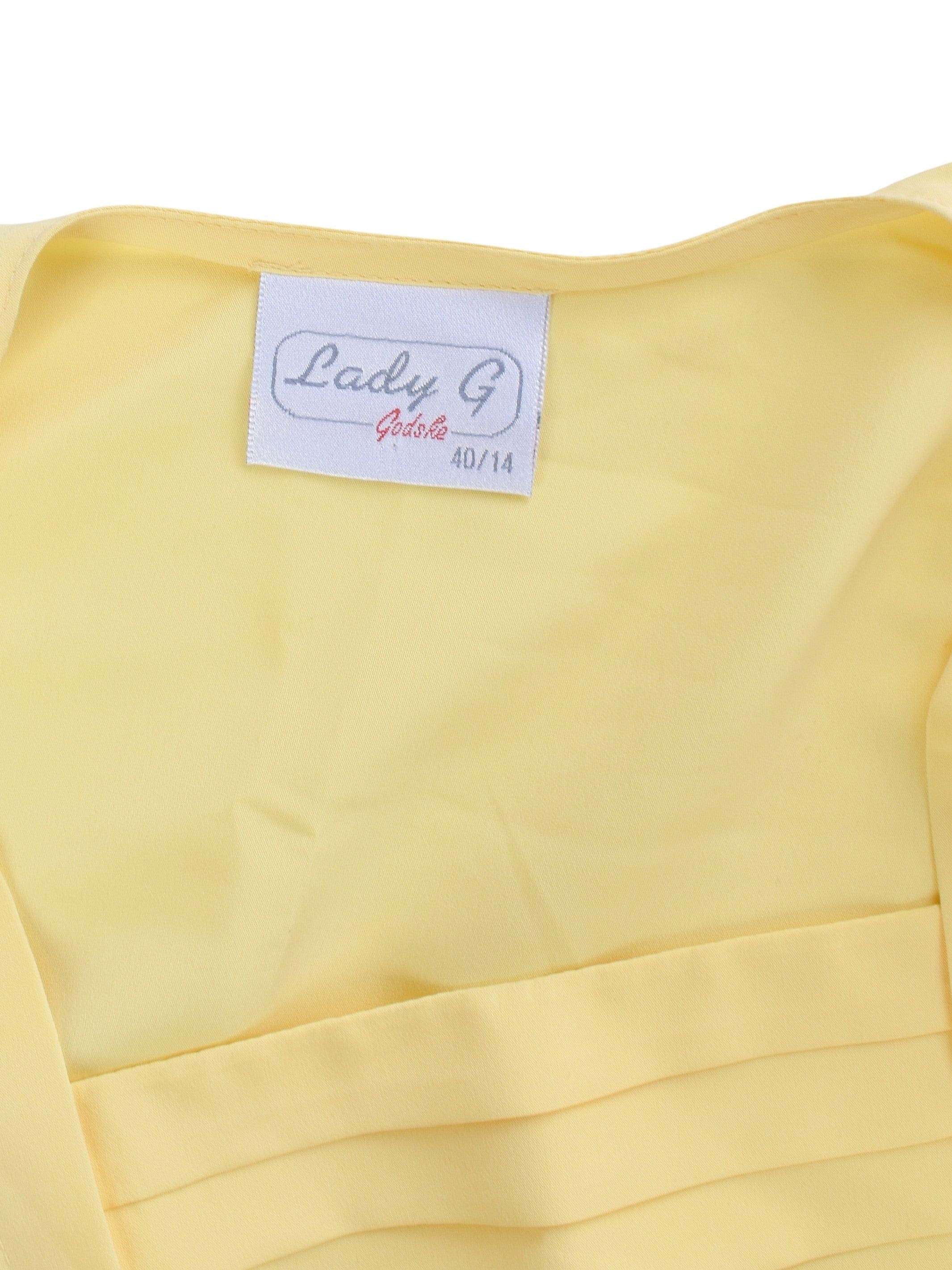 Lady G Bluse - 40 / Gul / Kvinde - SassyLAB Secondhand