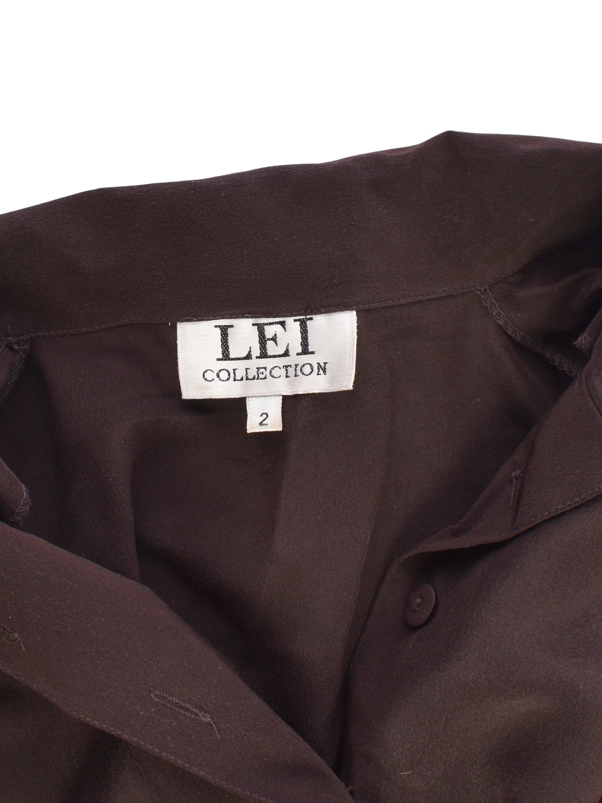 Lei Collection Skjorte - XS / Brun / Kvinde - SassyLAB Secondhand