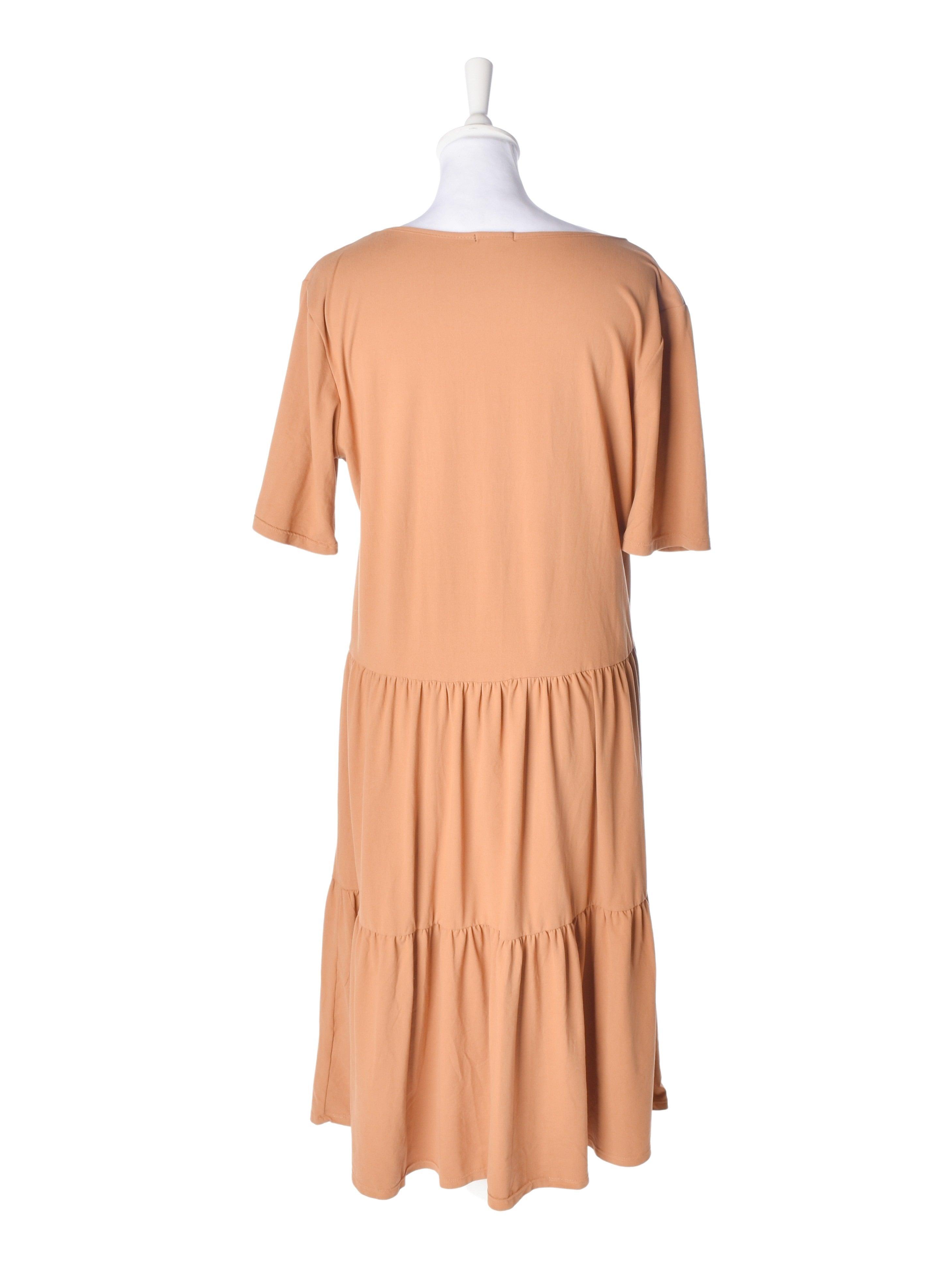 Liberté Kjole - S/M / Orange / Kvinde - SassyLAB Secondhand