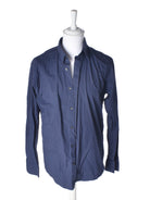 Lindbergh Skjorte - M / Blå / Mand - SassyLAB Secondhand