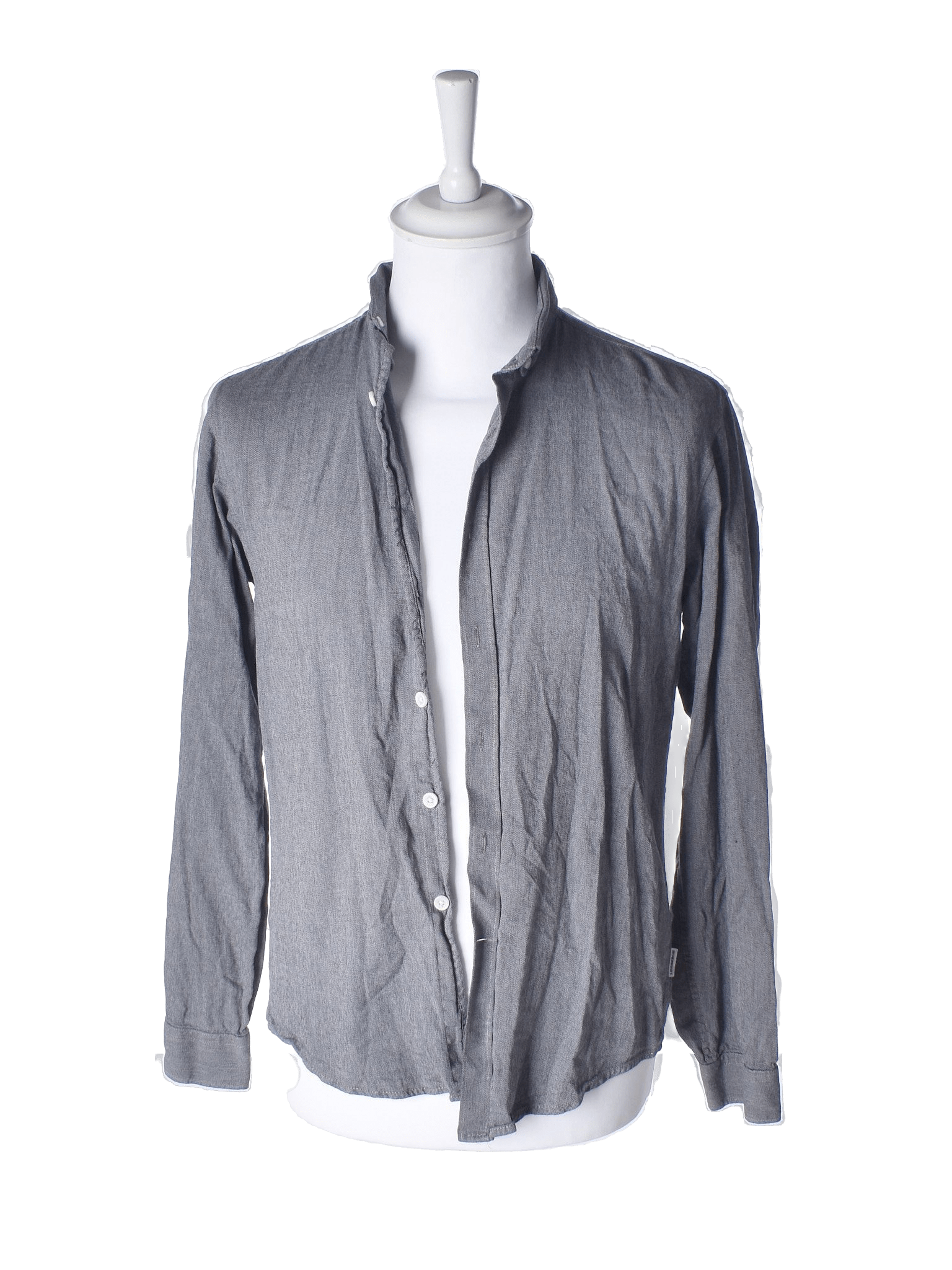 Lindbergh Skjorte - M / Grå / Mand - SassyLAB Secondhand