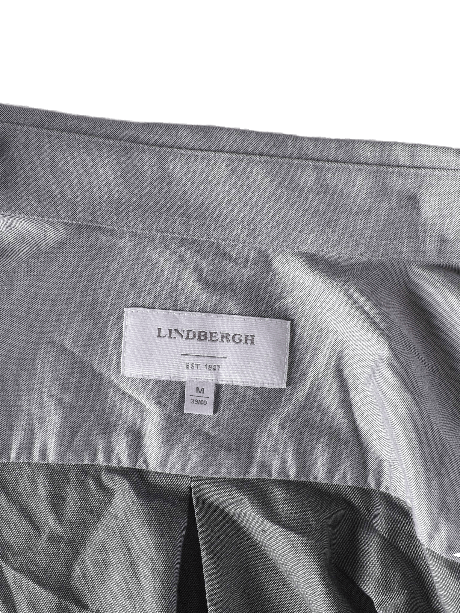 Lindbergh Skjorte - M / Grå / Mand - SassyLAB Secondhand