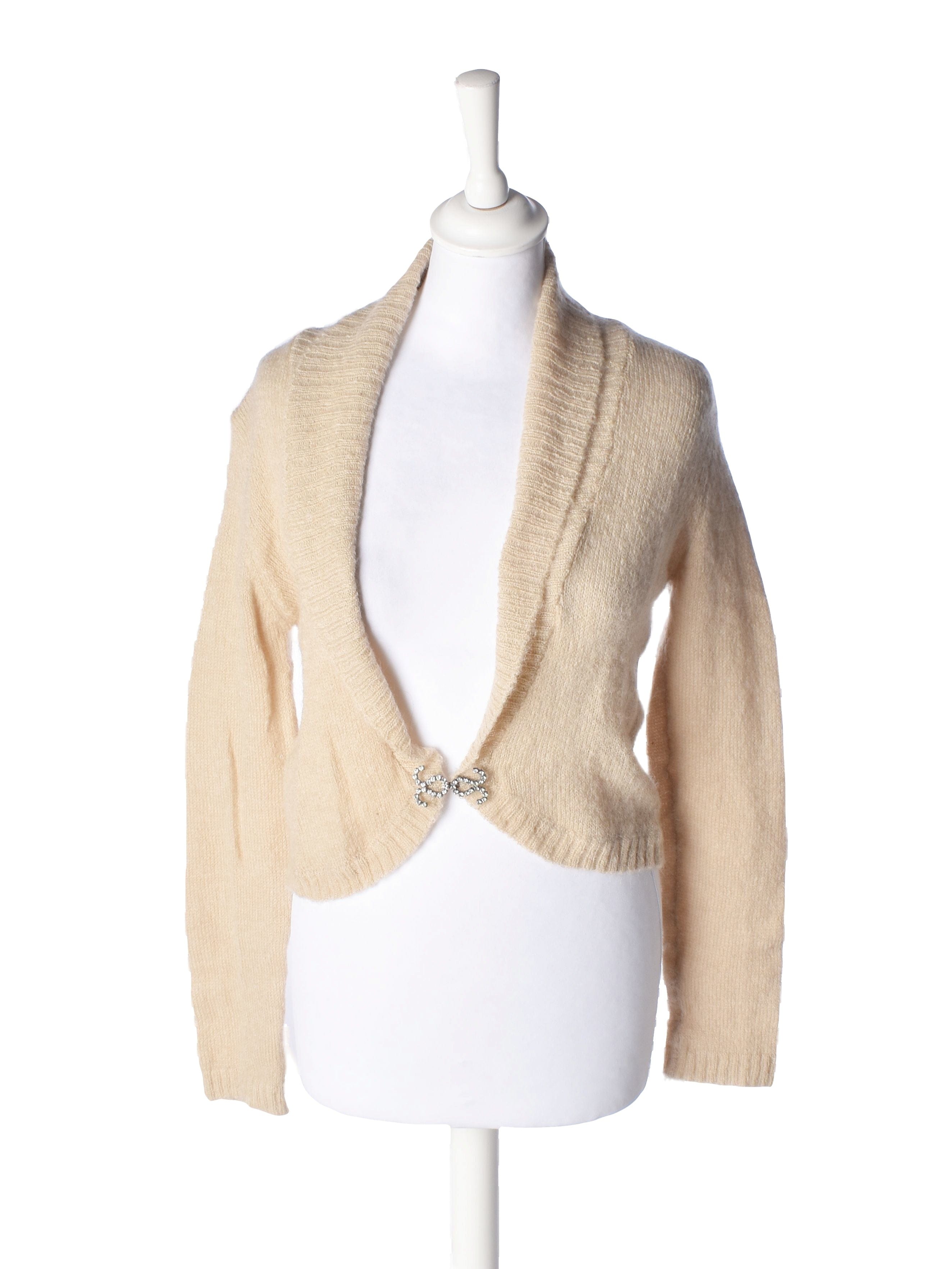 Lipo Lipo Cardigan - S / Beige / Kvinde - SassyLAB Secondhand