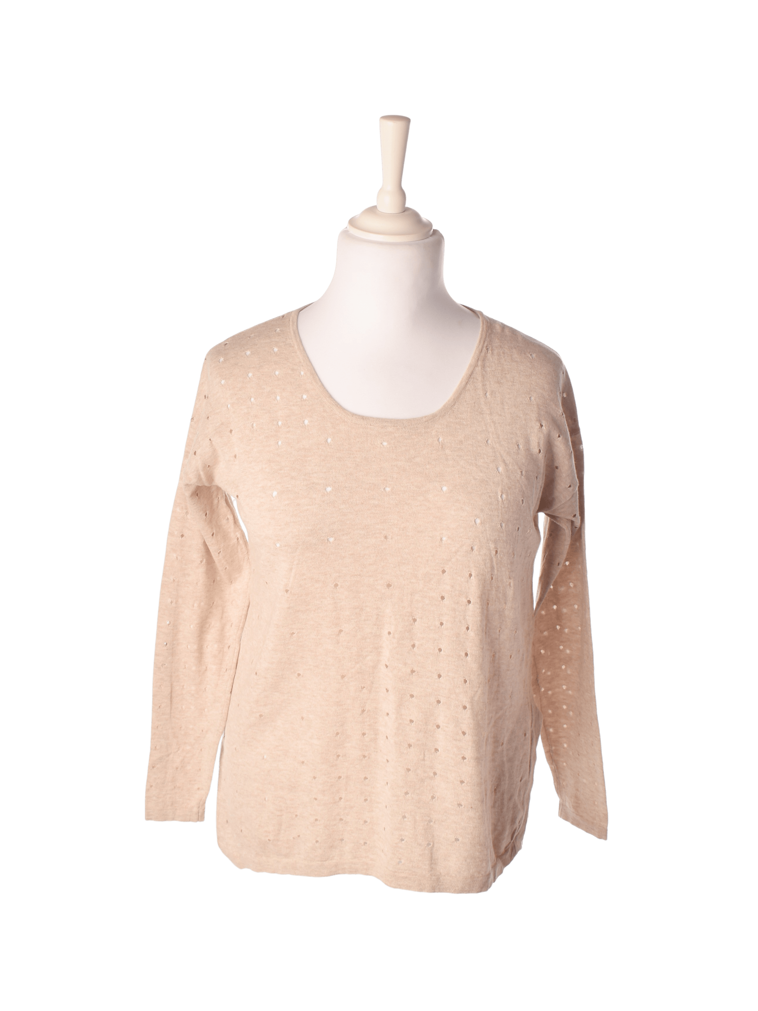 Lise Sandahl Sweater - M / Beige / Kvinde - SassyLAB Secondhand