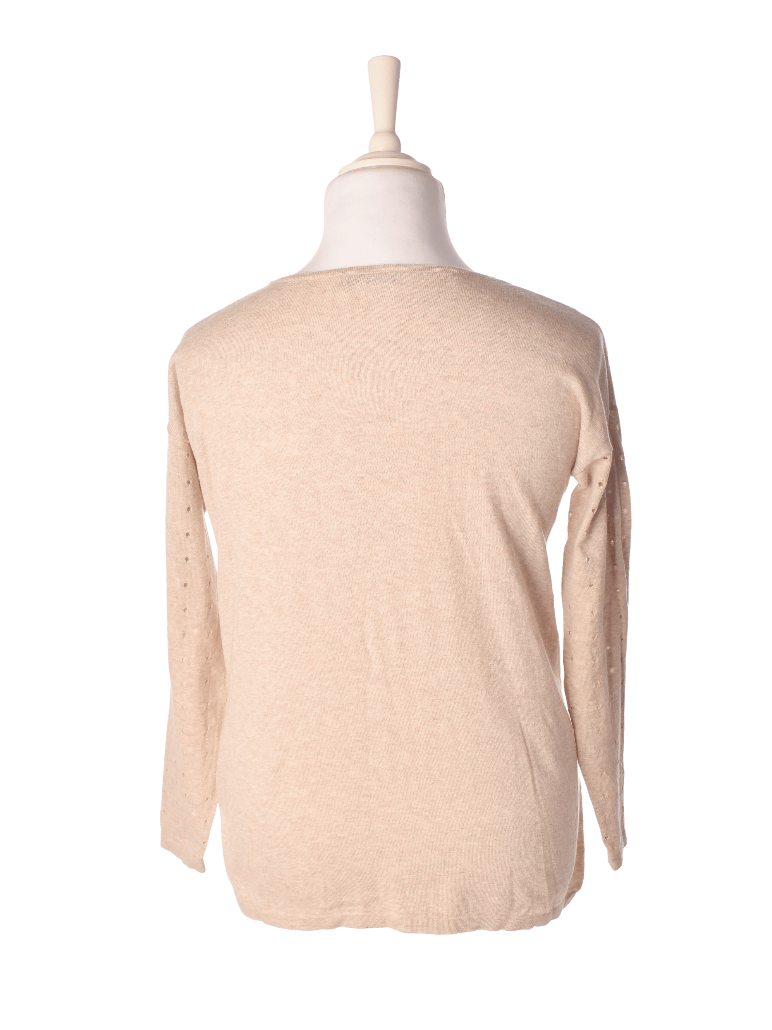 Lise Sandahl Sweater - M / Beige / Kvinde - SassyLAB Secondhand
