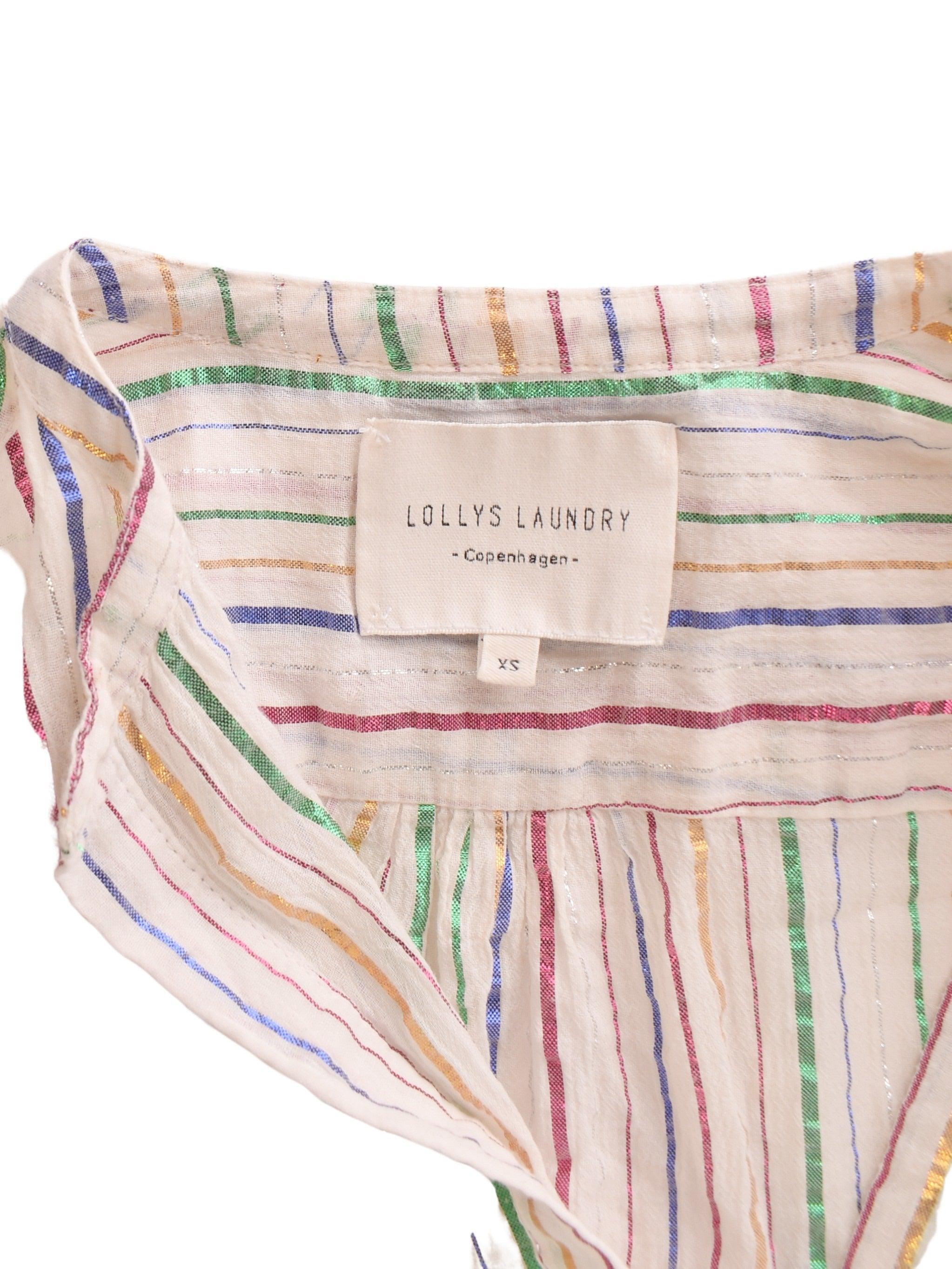 Lollys Laundry Bluse - XS / Hvid / Kvinde - SassyLAB Secondhand