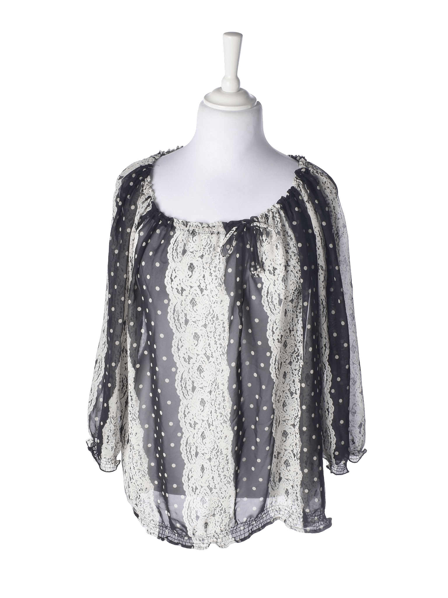 Luxzuz One Two Bluse - XL / Sort / Kvinde - SassyLAB Secondhand