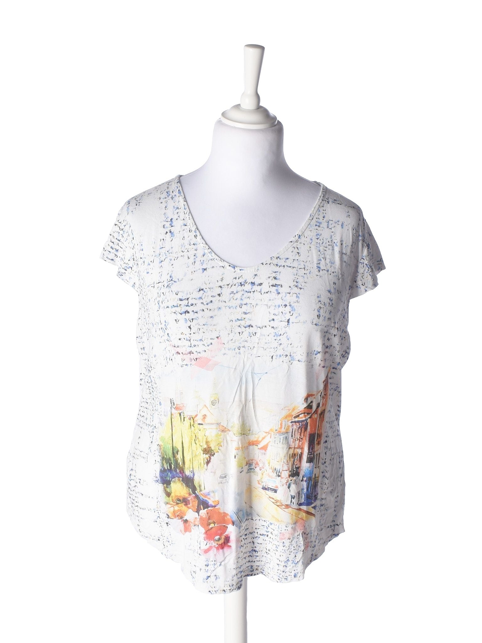 Luzzo T-Shirt - XL / Multifarvet / Kvinde - SassyLAB Secondhand