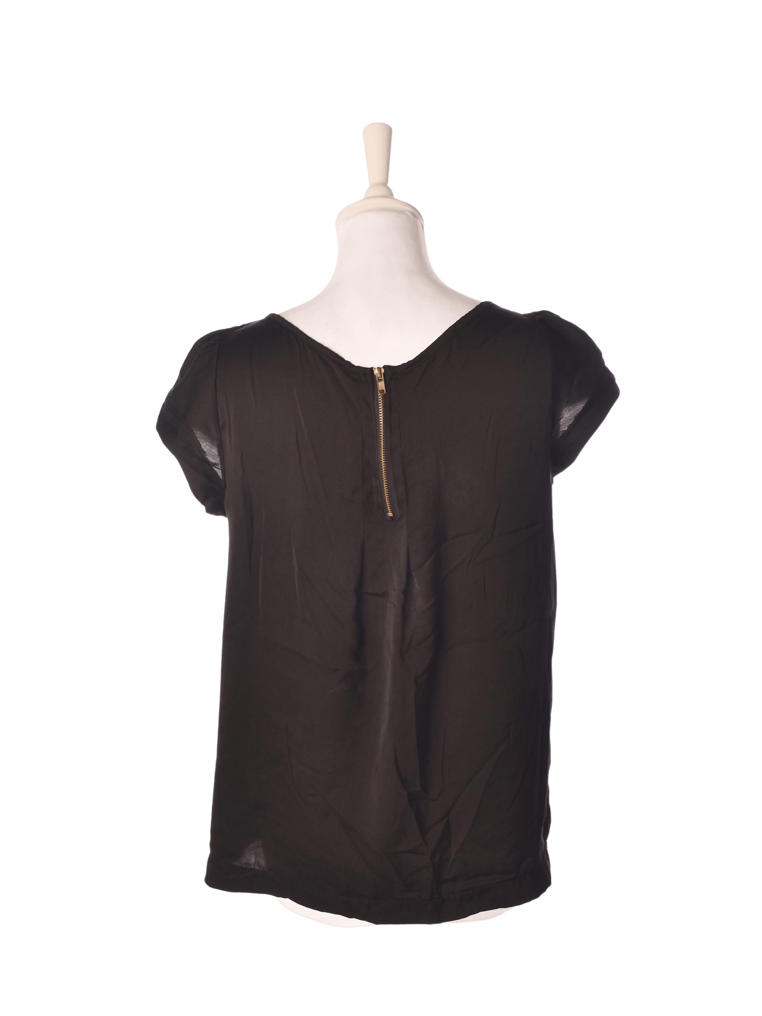 Made In Italy Bluse - S / Sort / Kvinde - SassyLAB Secondhand