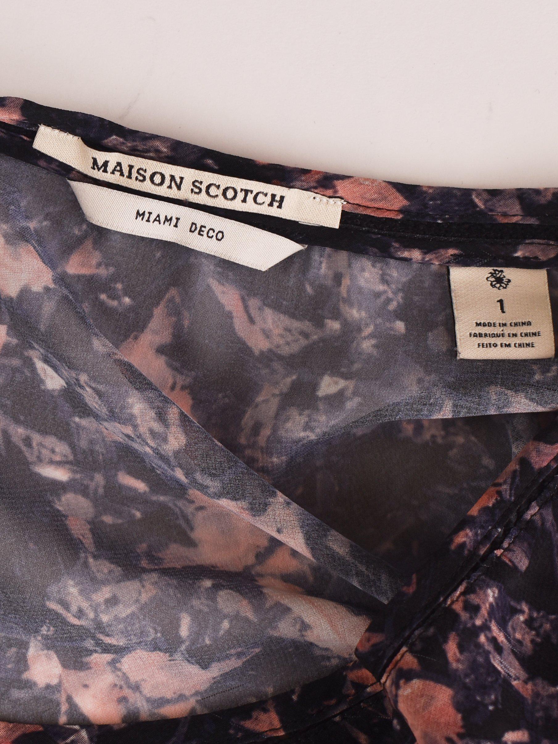 Maison Scotch Bluse - M / Rosa / Kvinde - SassyLAB Secondhand