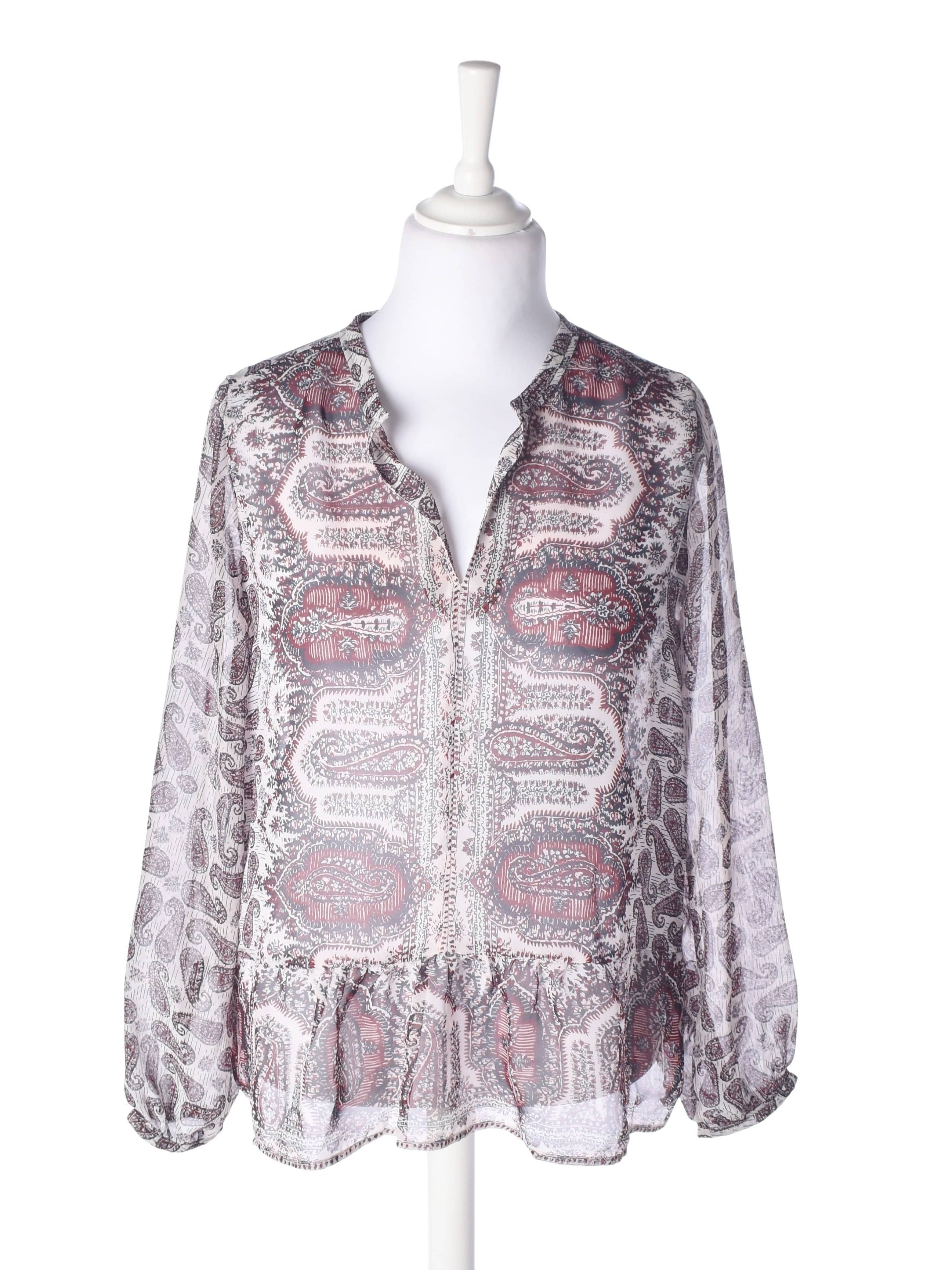 Maison Scotch Bluse - XXL / Rød / Kvinde - SassyLAB Secondhand