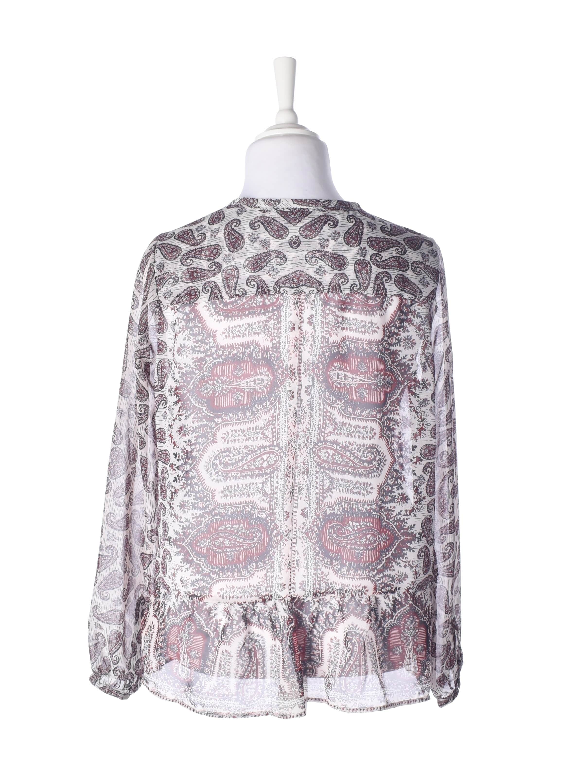 Maison Scotch Bluse - XXL / Rød / Kvinde - SassyLAB Secondhand