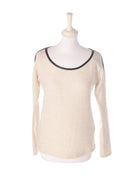 Maison Scotch Sweater - S / Hvid / Kvinde - SassyLAB Secondhand
