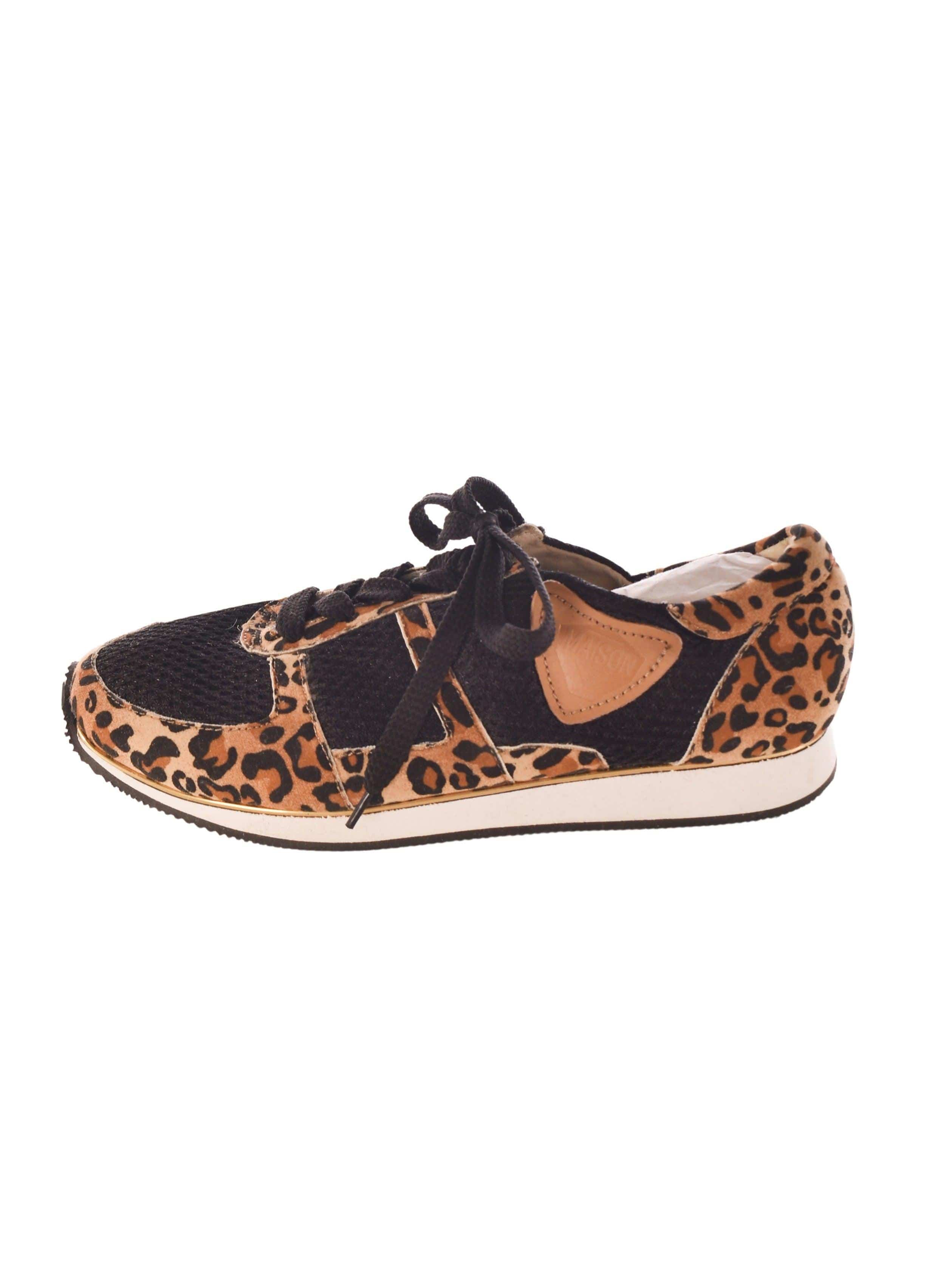Maison Shoeshibar Sneakers - 38 / Dyreprint / Kvinde - SassyLAB Secondhand