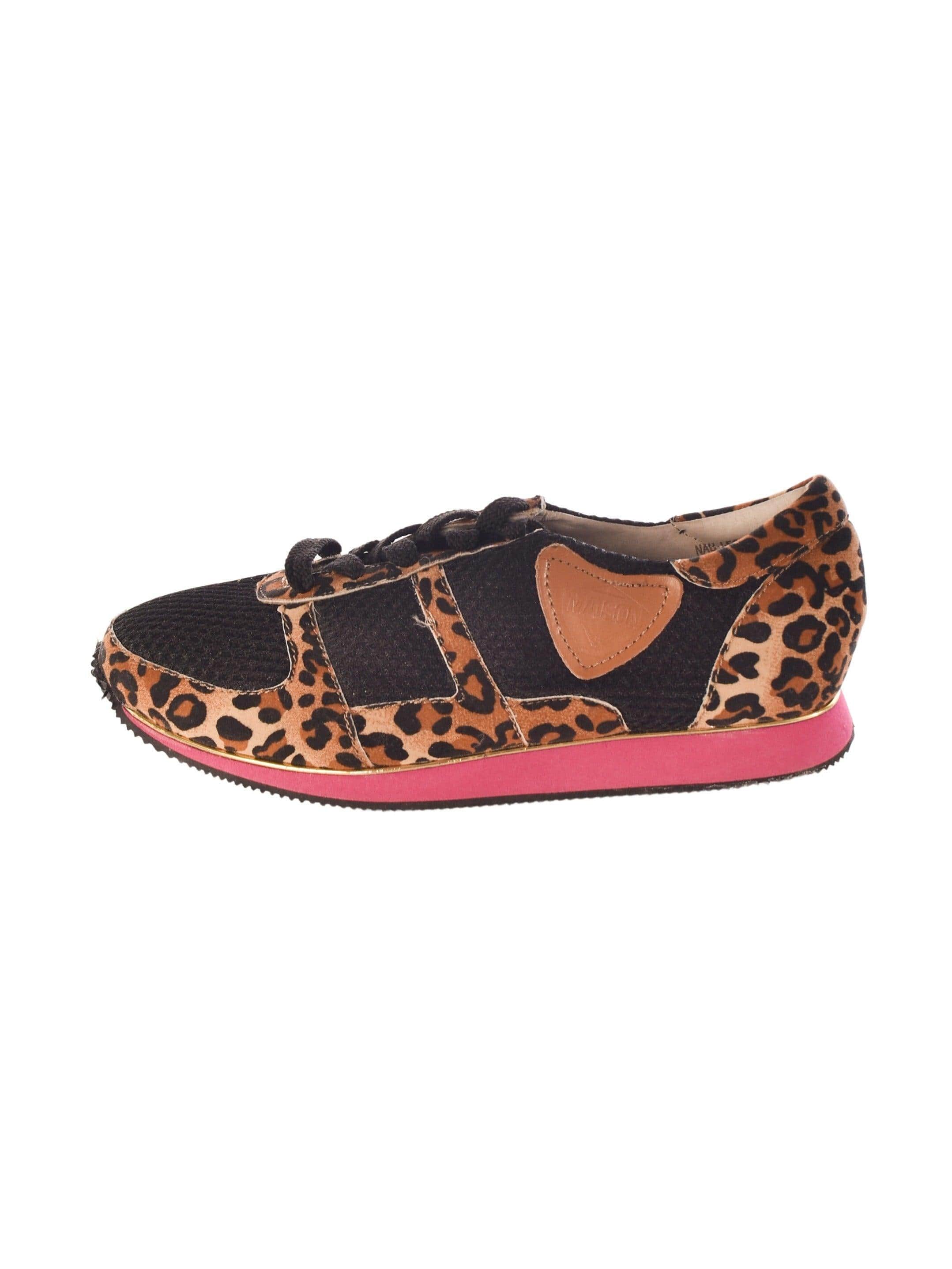 Maison Shoeshibar Sneakers - 38 / Dyreprint / Kvinde - SassyLAB Secondhand