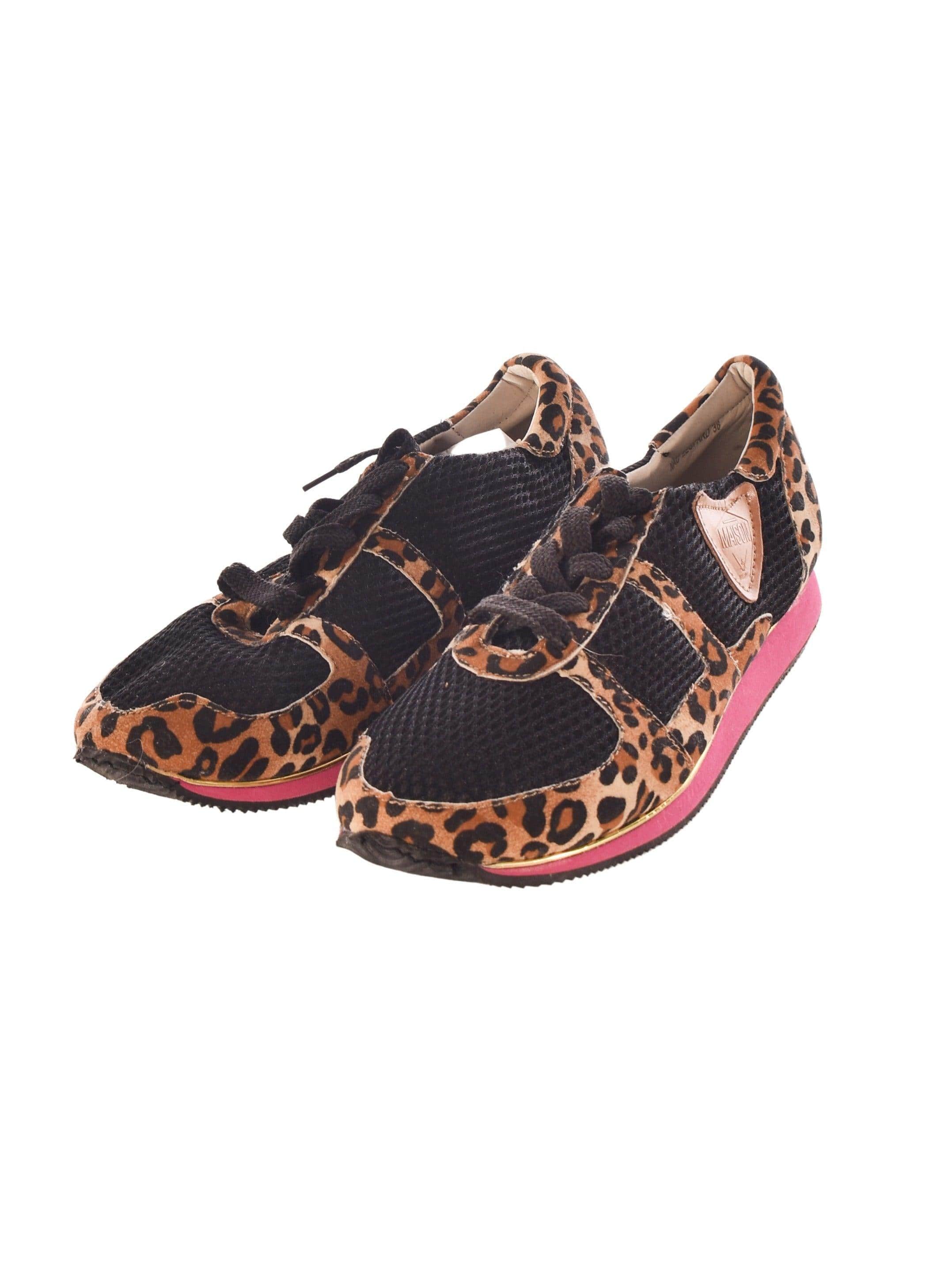 Maison Shoeshibar Sneakers - 38 / Dyreprint / Kvinde - SassyLAB Secondhand