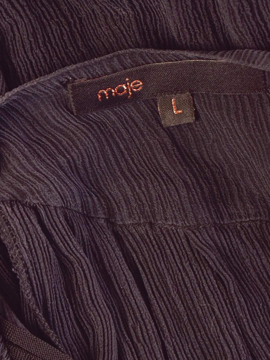 MAJE Kjole - L / Sort / Kvinde - SassyLAB Secondhand