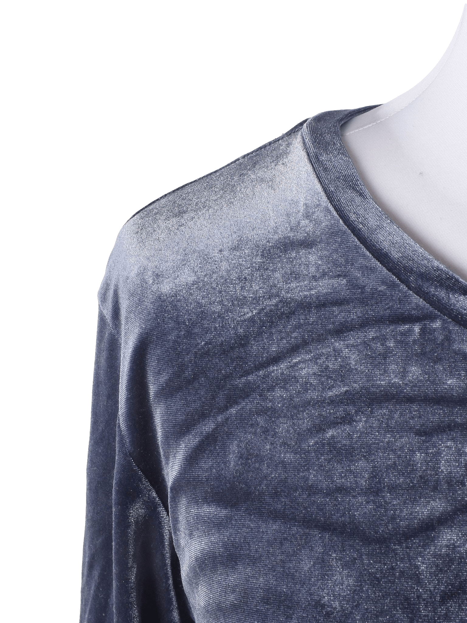 Mama H&M Bluse - L / Blå / Kvinde - SassyLAB Secondhand