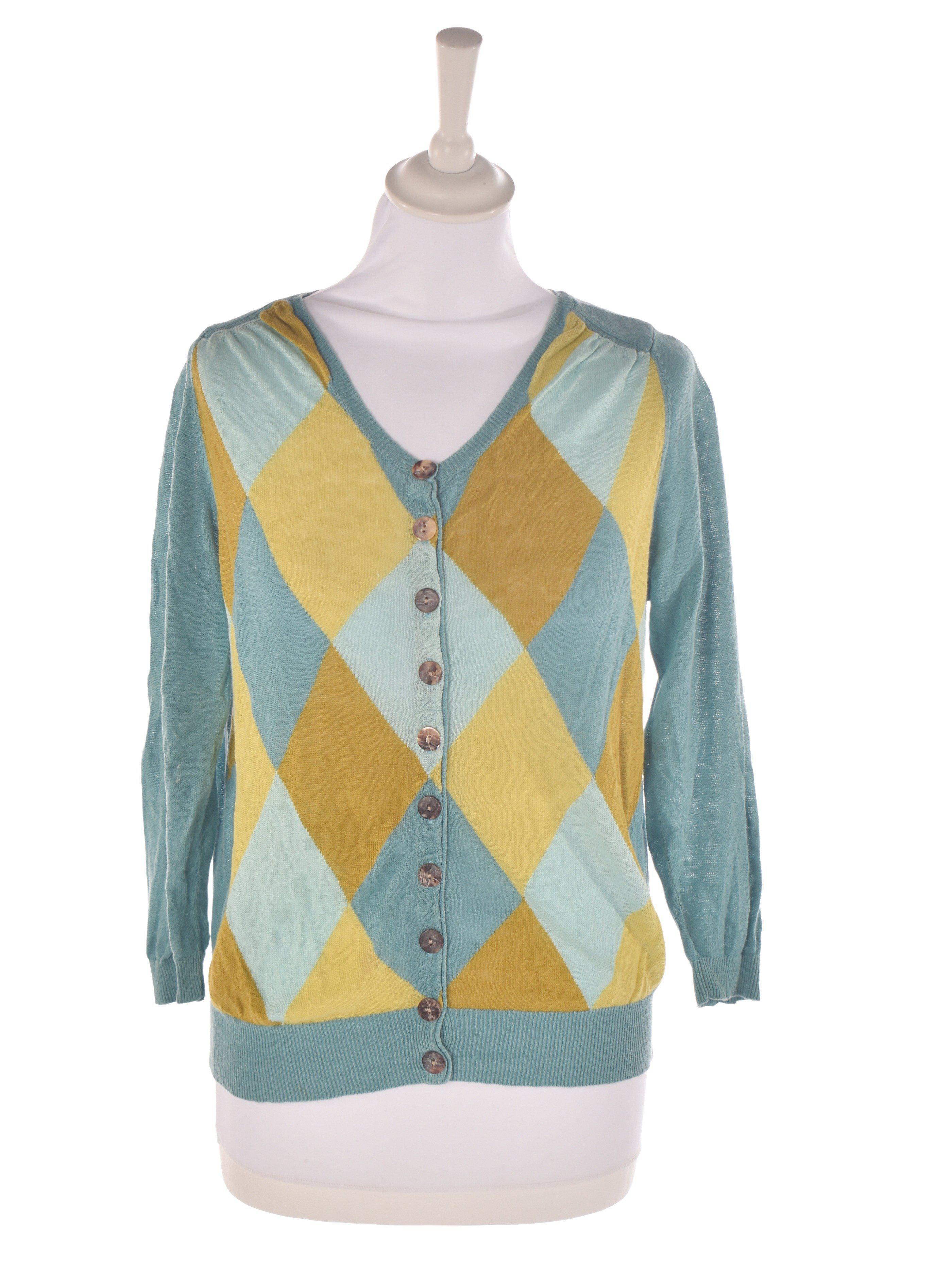 Mansted Cardigan - 36 / Blå / Kvinde - SassyLAB Secondhand