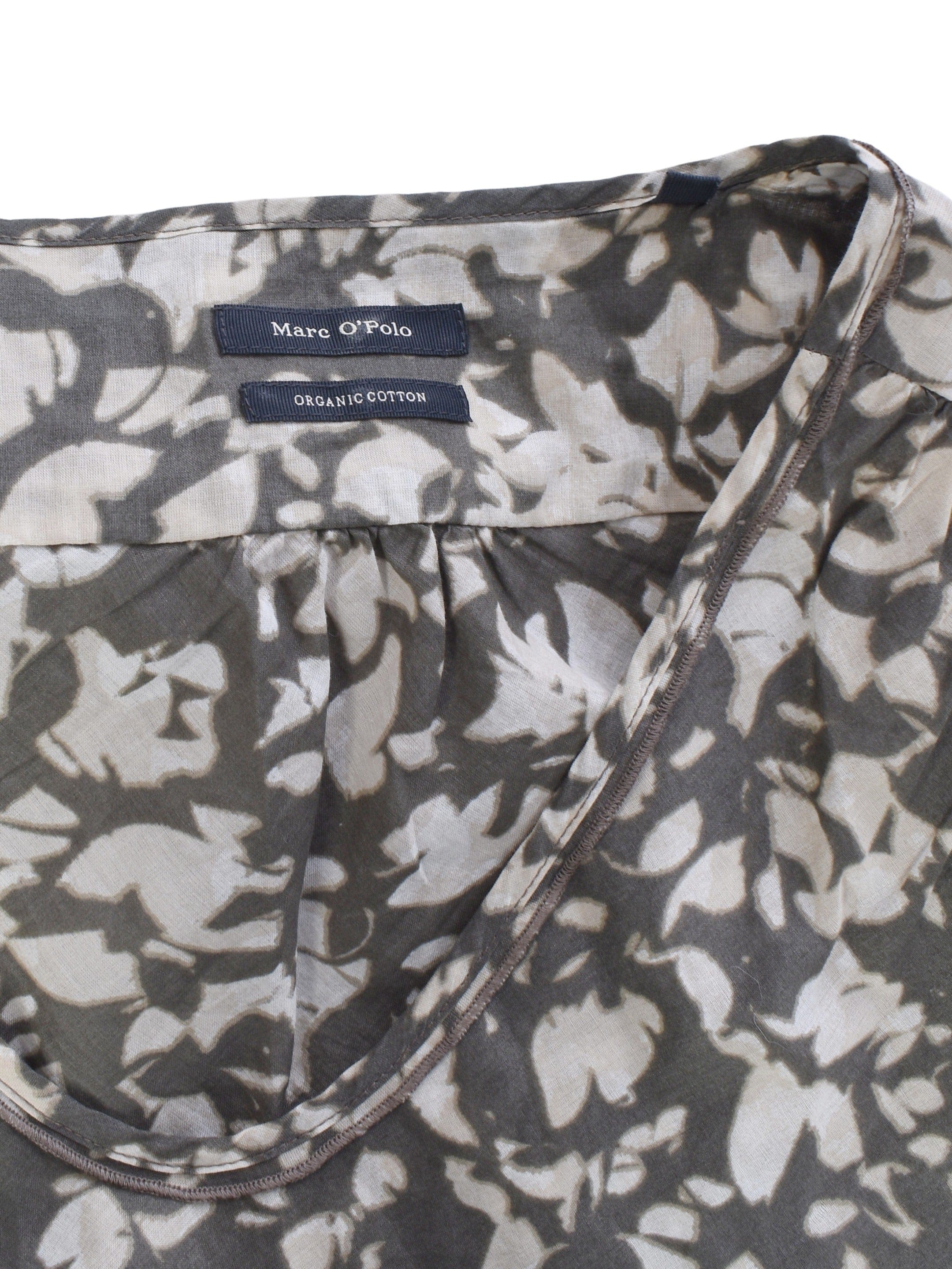 Marc O'Polo Bluse - 38 / Grøn / Kvinde - SassyLAB Secondhand