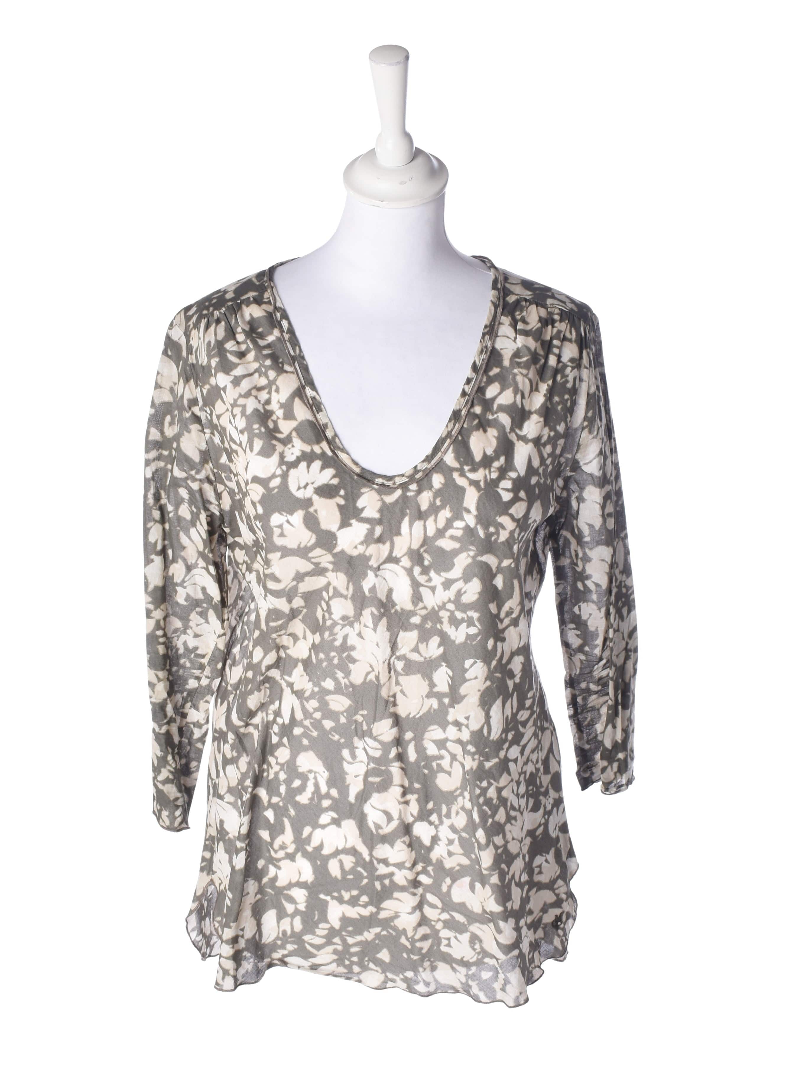 Marc O'Polo Bluse - 38 / Grøn / Kvinde - SassyLAB Secondhand