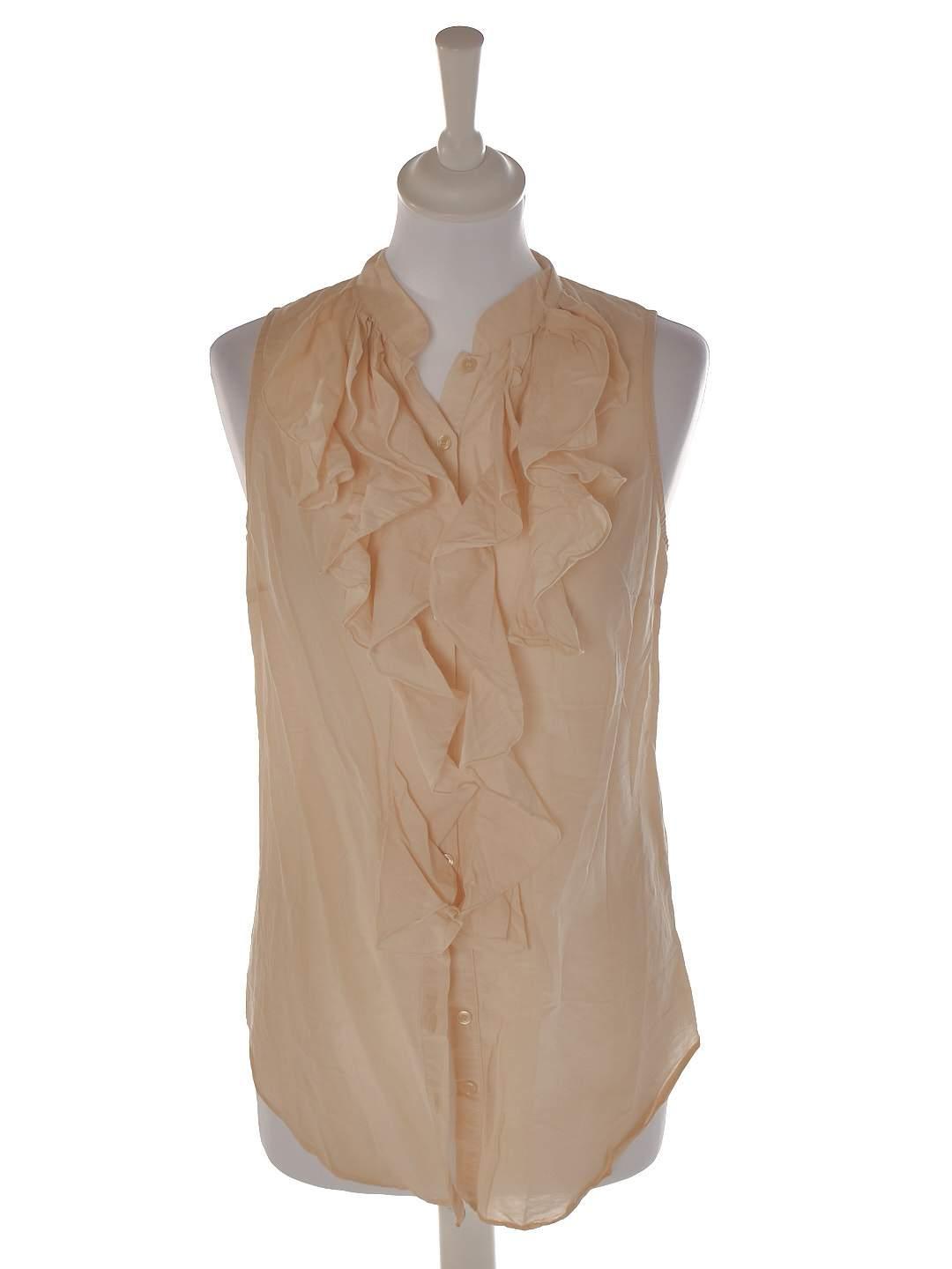 Margit Brandt Skjorte - 38 / Beige / Kvinde - SassyLAB Secondhand