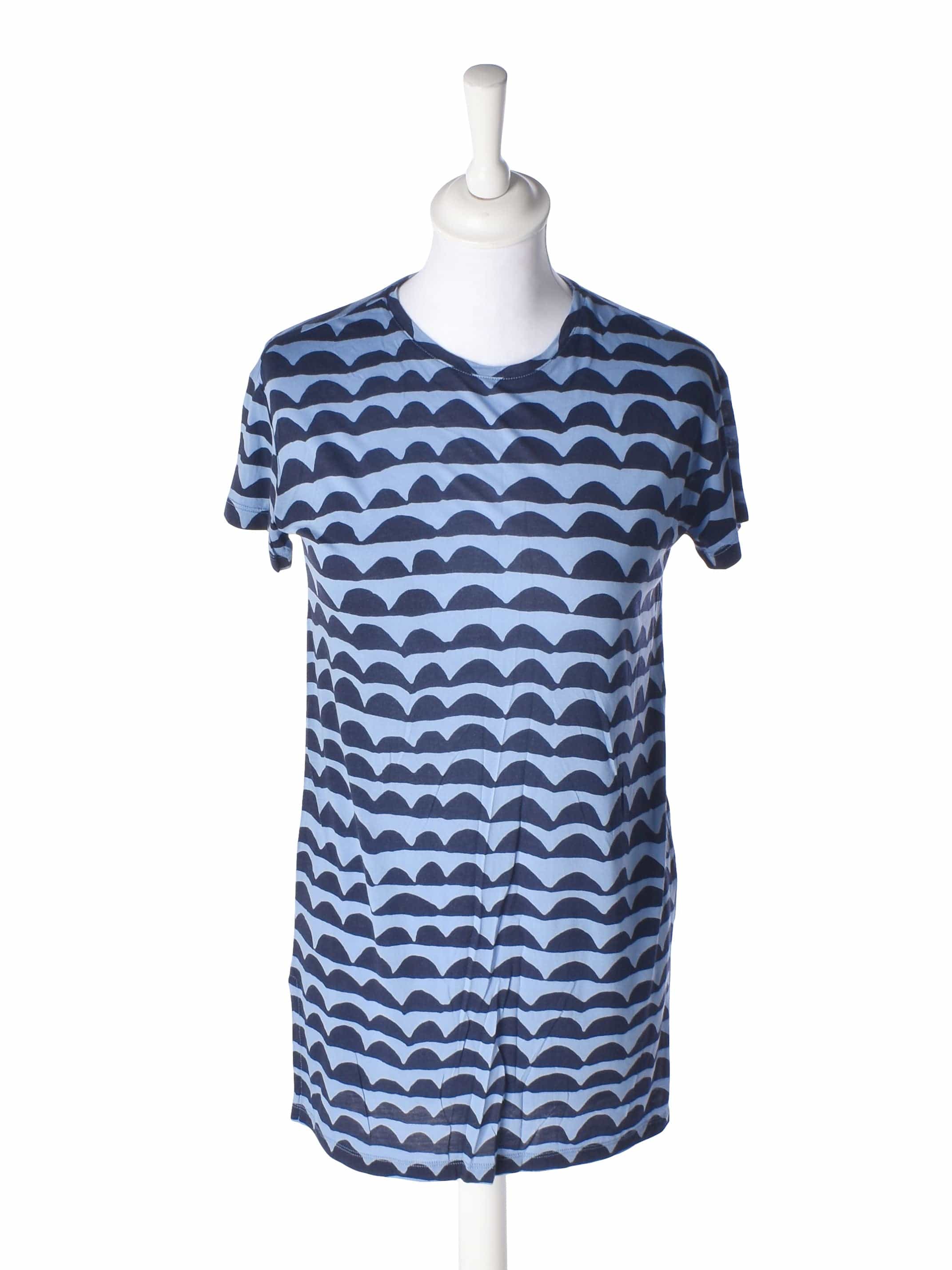 Marimekko T-Shirt - S / Blå / Kvinde - SassyLAB Secondhand