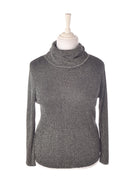 Mario Cotelli Bluse - L / Sort / Kvinde - SassyLAB Secondhand