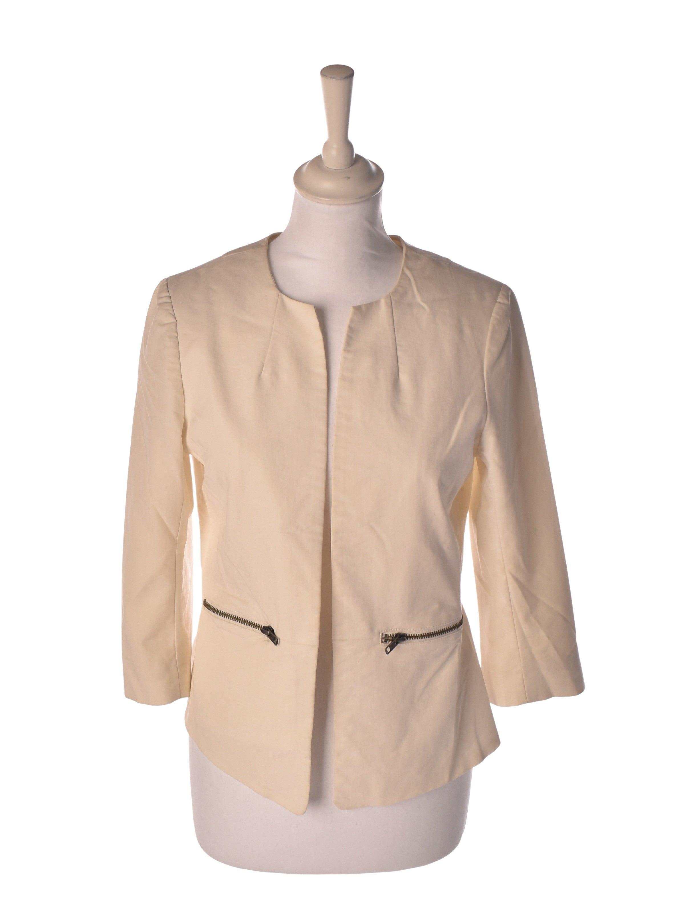 mbyM Jakke - S / Hvid / Kvinde - SassyLAB Secondhand