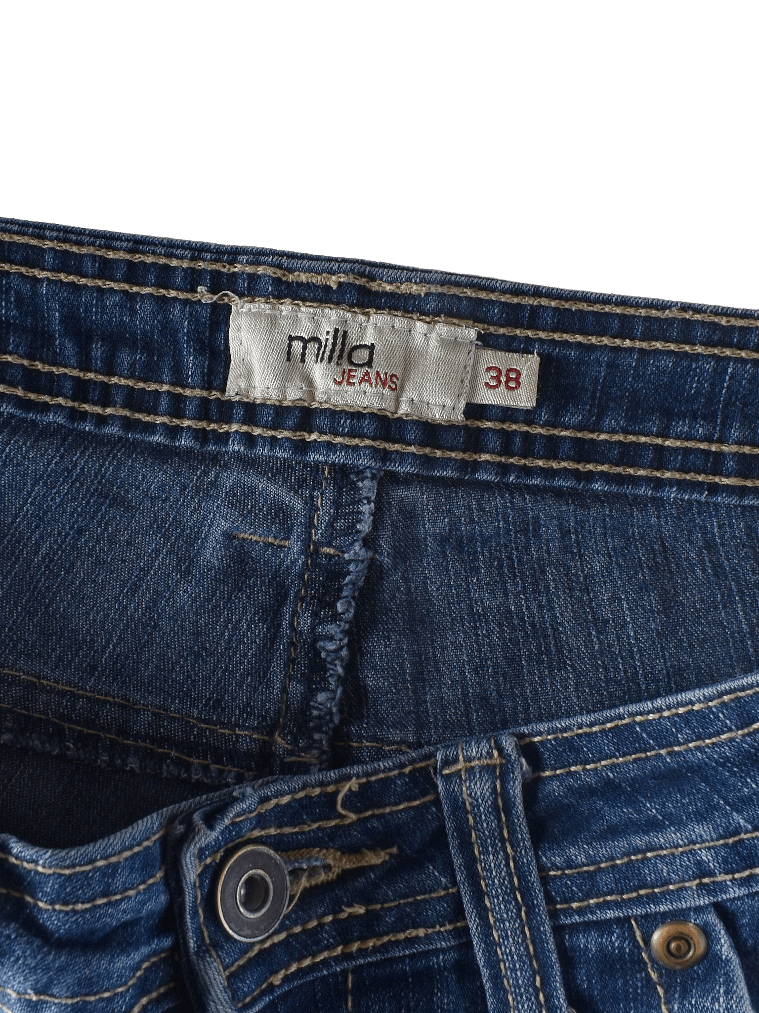 Milla 3/4 Bukser - 38 / Blå / Kvinde - SassyLAB Secondhand