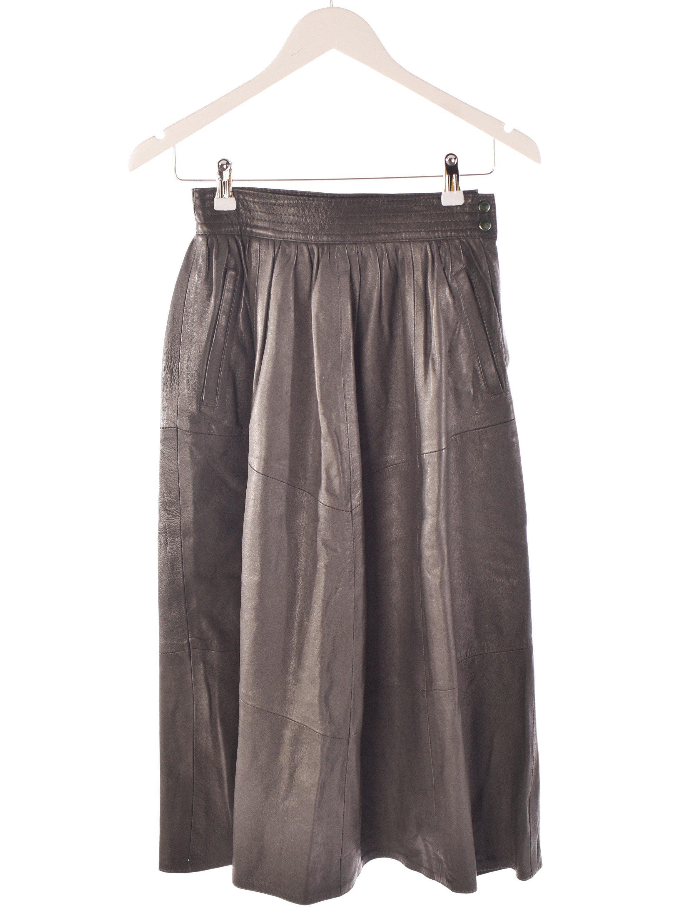 Minetti Nederdel - 38 / Grå / Kvinde - SassyLAB Secondhand