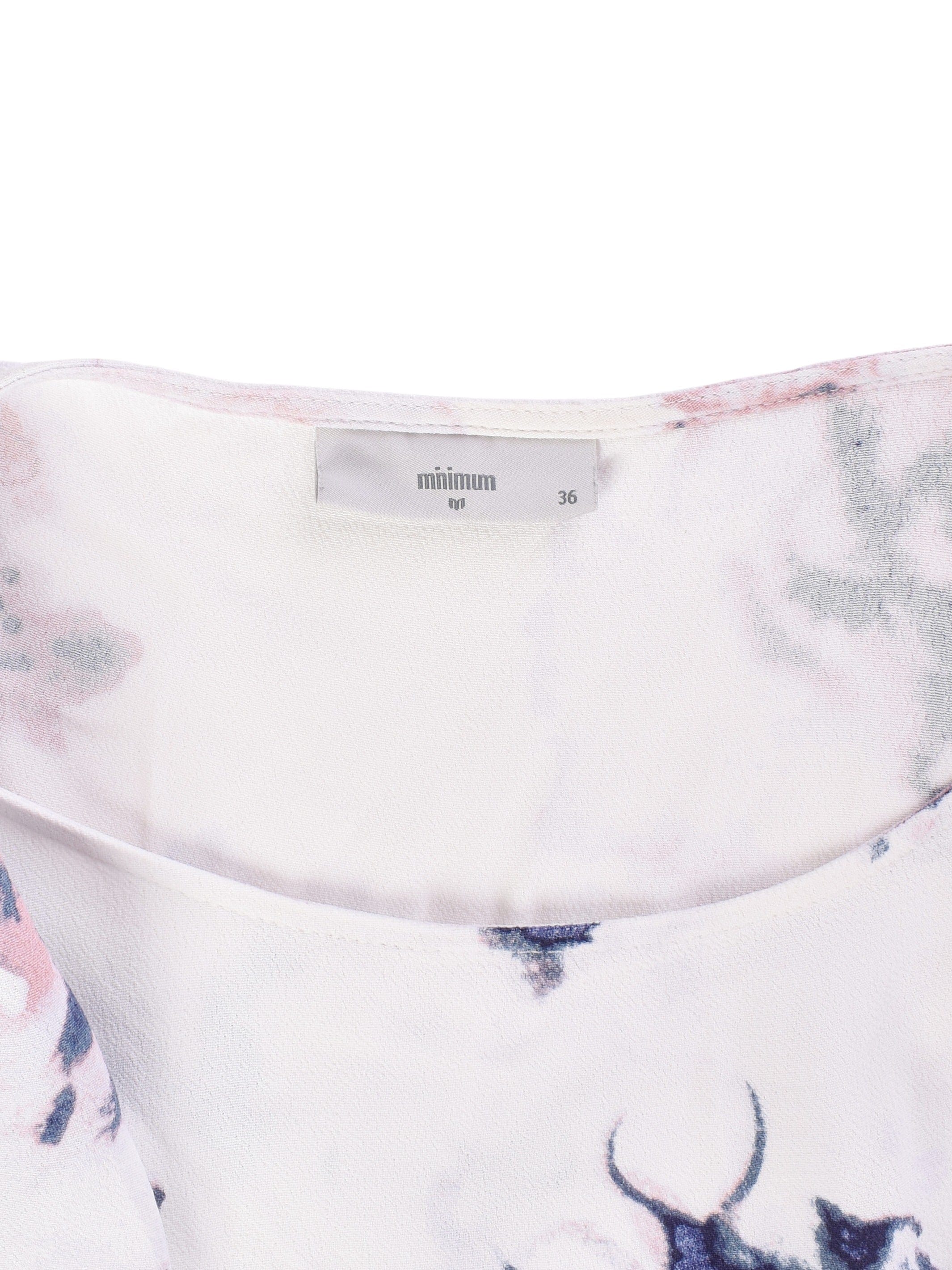 Minimum Bluse - 36 / Hvid / Kvinde - SassyLAB Secondhand