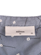 Minimum Bluse - 40 / Blå / Kvinde - SassyLAB Secondhand