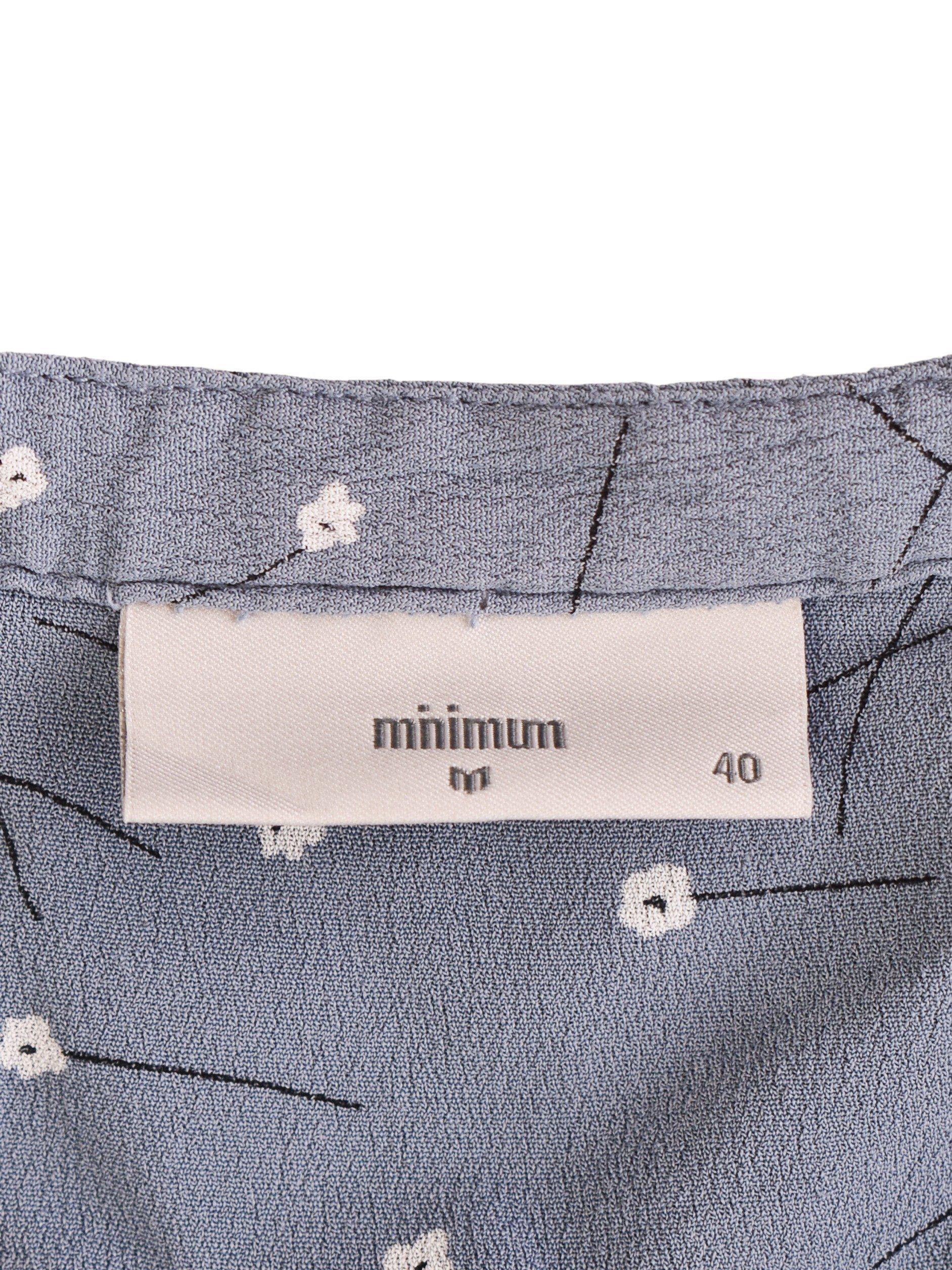 Minimum Bluse - 40 / Blå / Kvinde - SassyLAB Secondhand