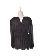 MNG Bluse - XS / Sort / Kvinde - SassyLAB Secondhand