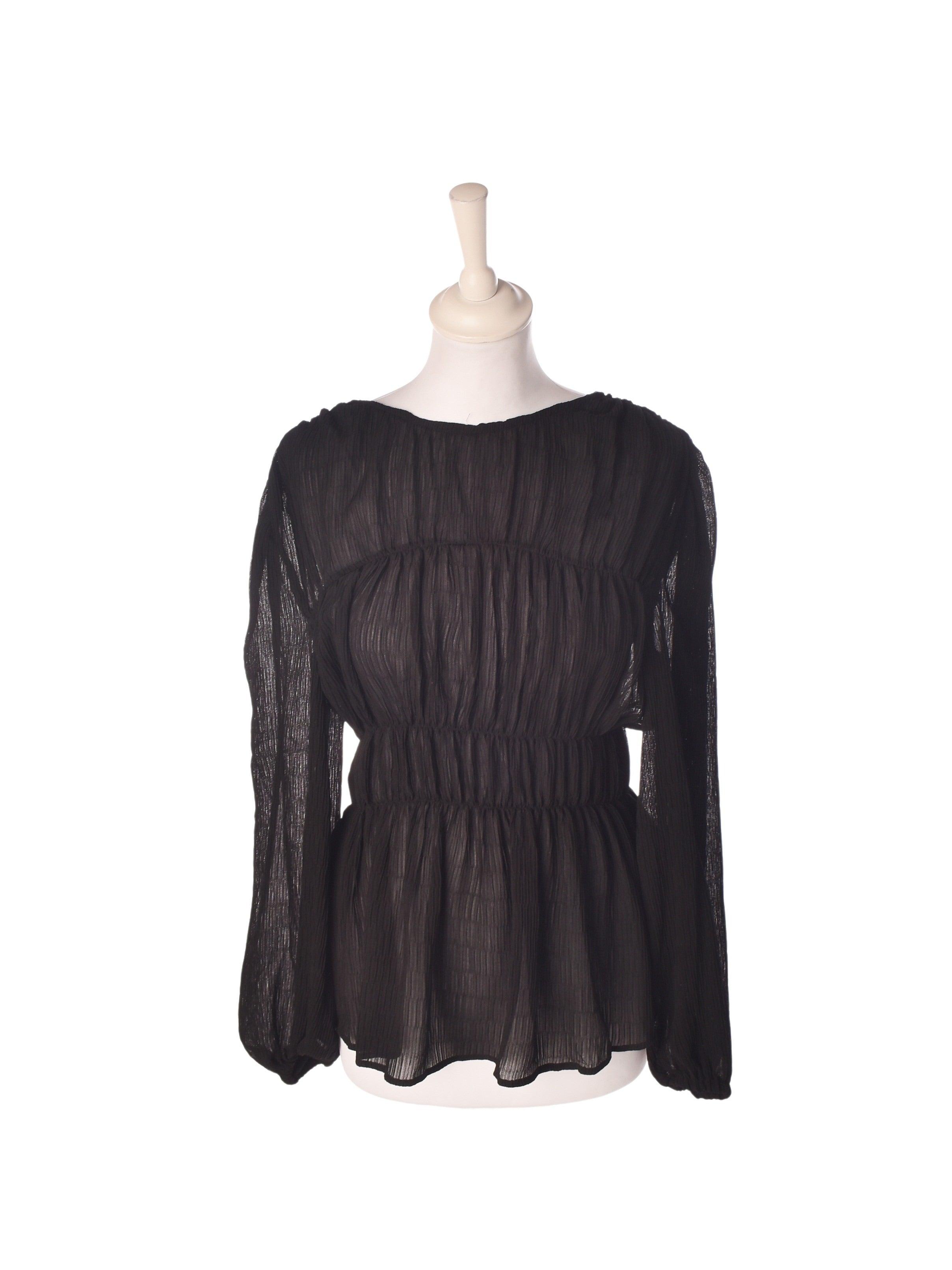 MNG Bluse - XS / Sort / Kvinde - SassyLAB Secondhand