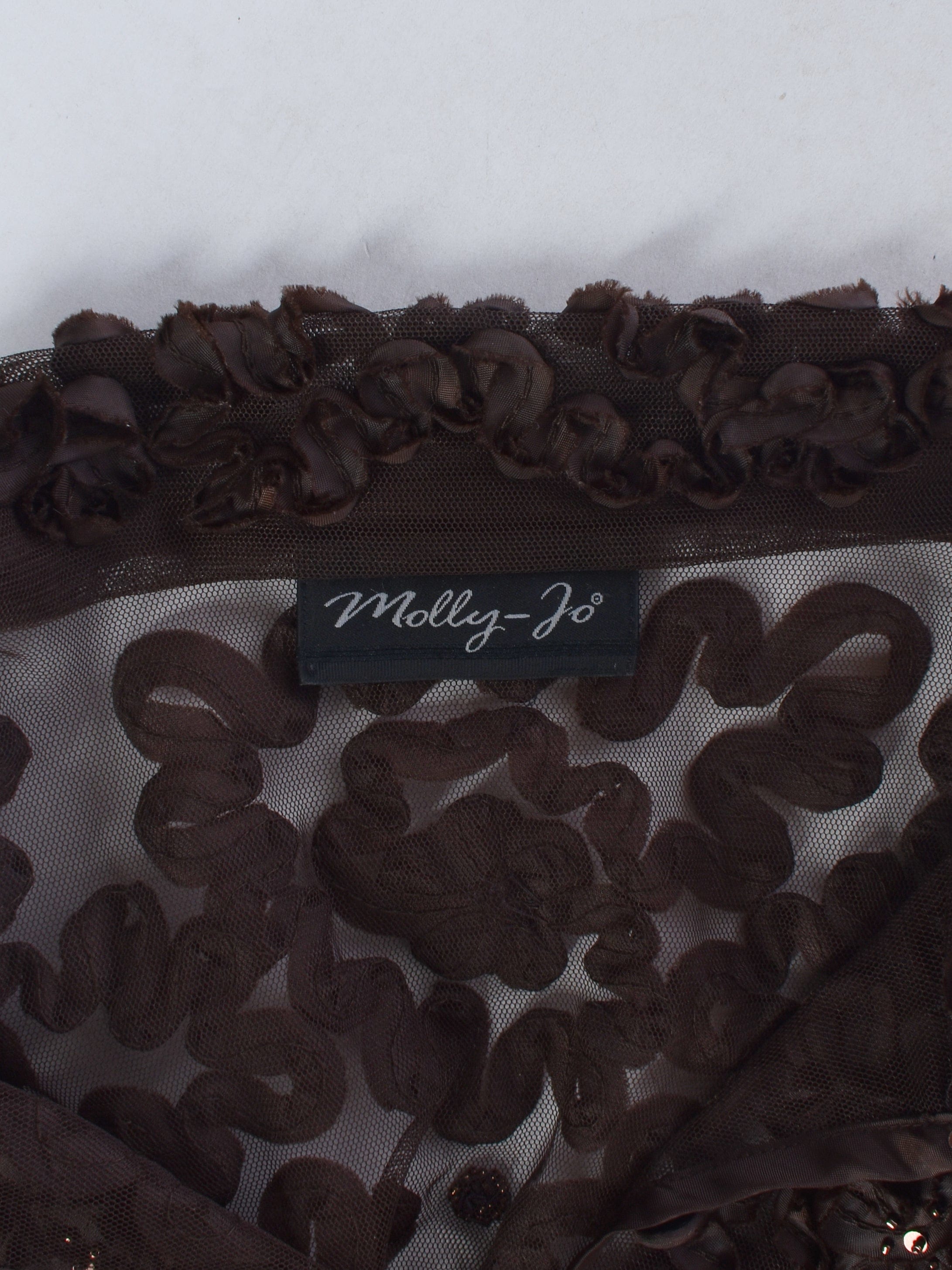 Molly Jo Bluse - M / Brun / Kvinde - SassyLAB Secondhand