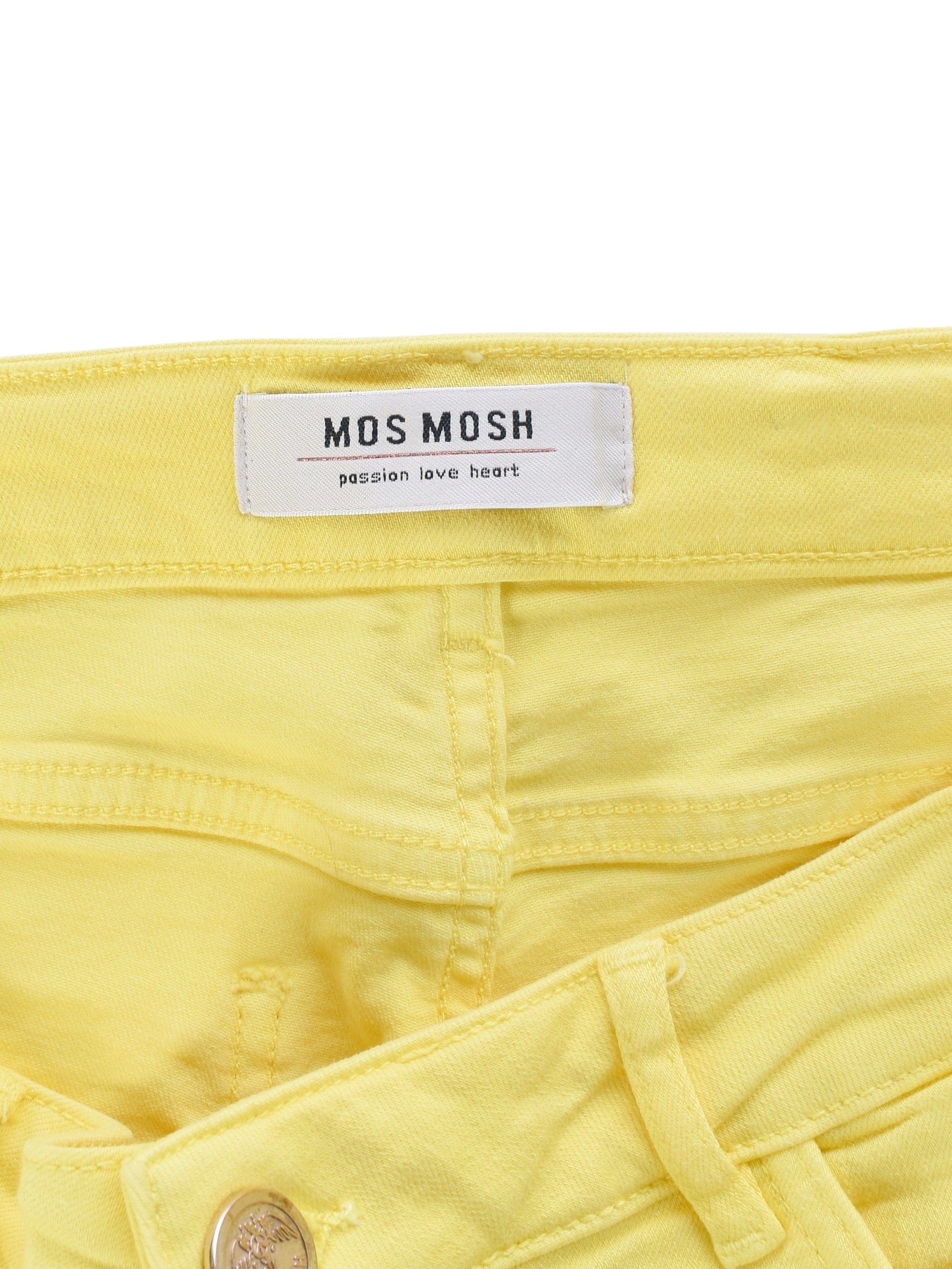 Mos Mosh Jeans - 32 / Gul / Kvinde - SassyLAB Secondhand