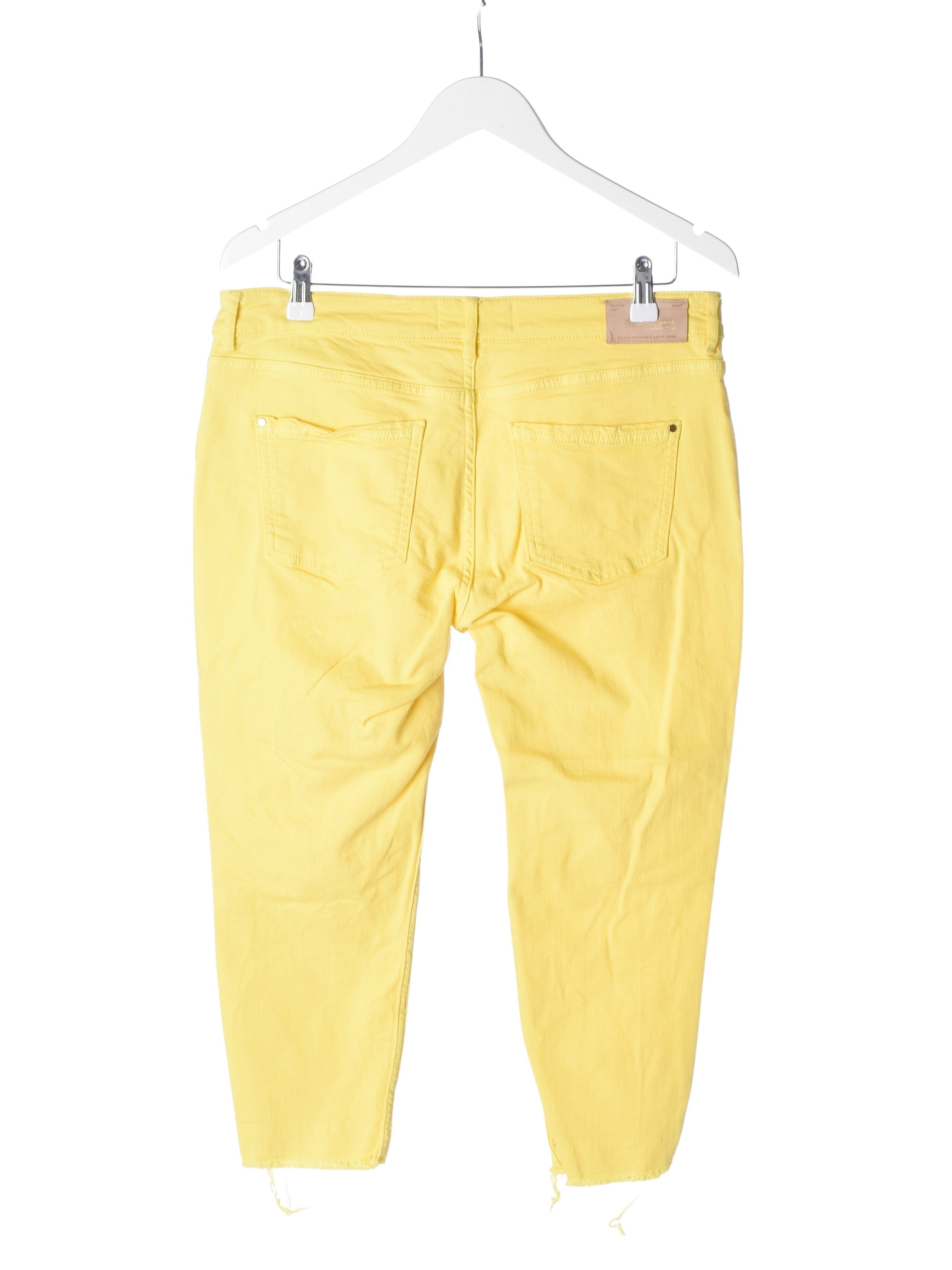 Mos Mosh Jeans - 32 / Gul / Kvinde - SassyLAB Secondhand