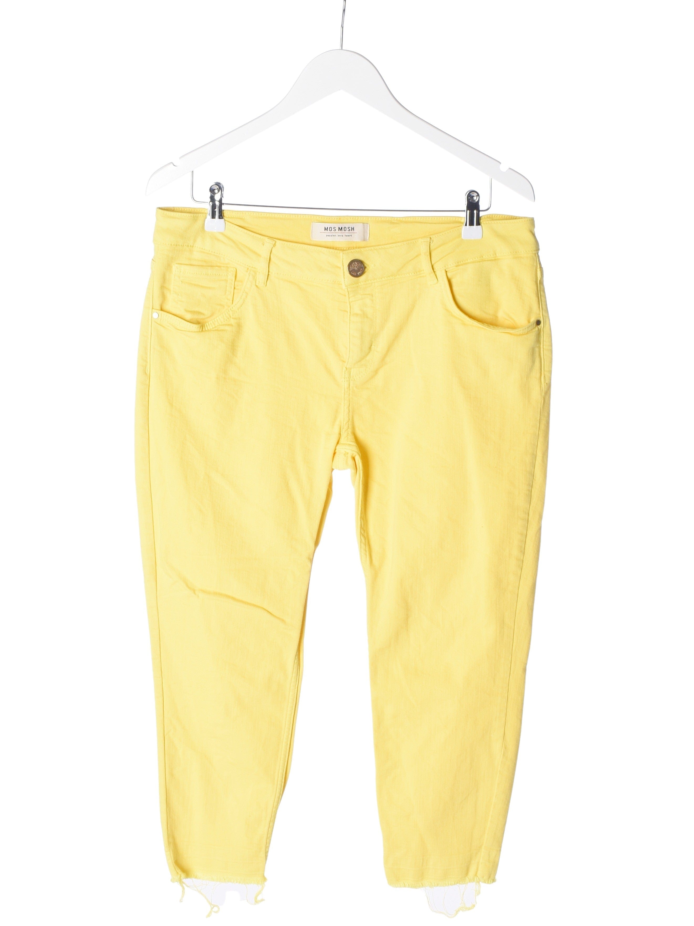 Mos Mosh Jeans - 32 / Gul / Kvinde - SassyLAB Secondhand