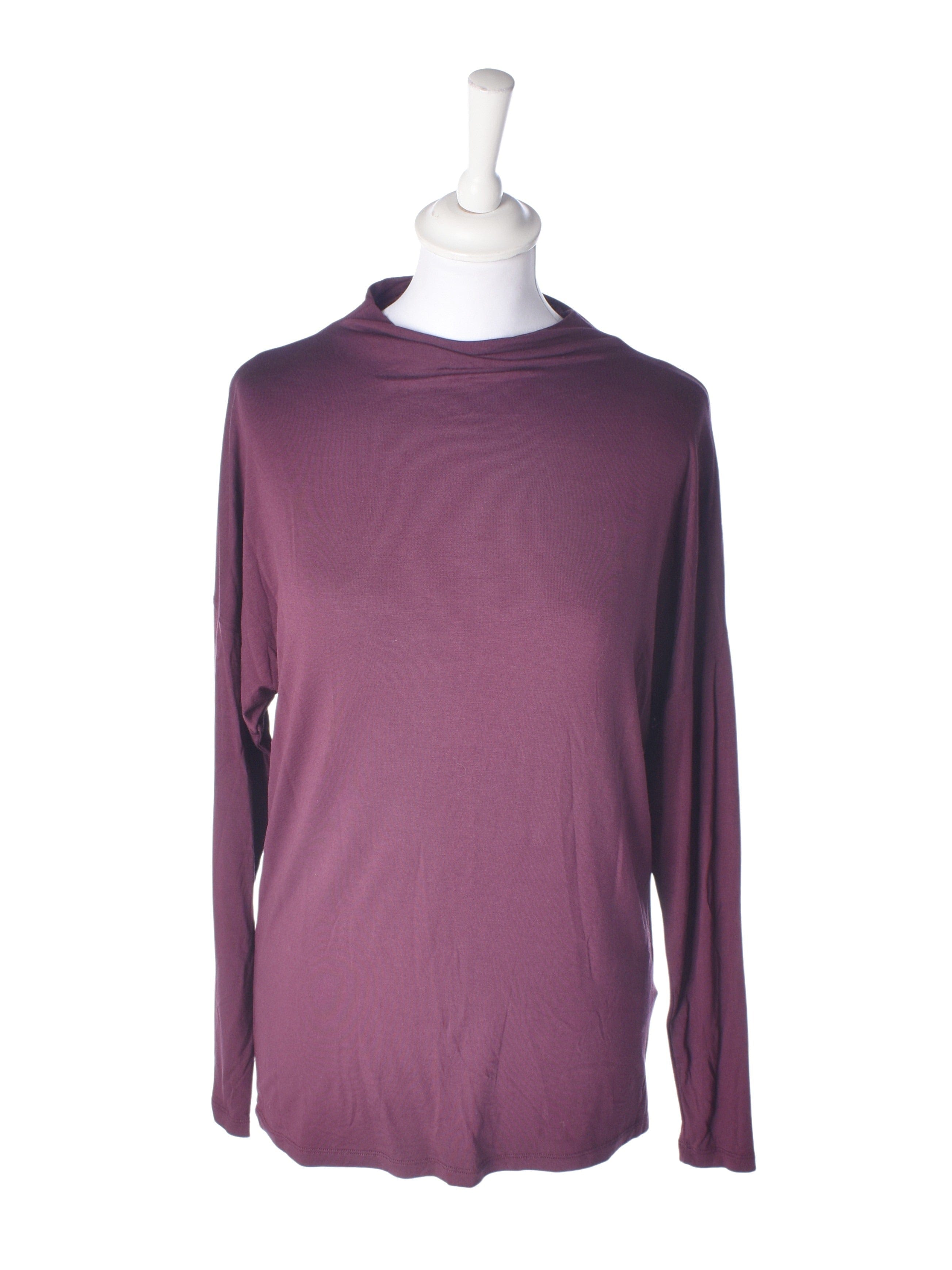 Moss Copenhagen Bluse - XS / Bordeaux / Kvinde - SassyLAB Secondhand