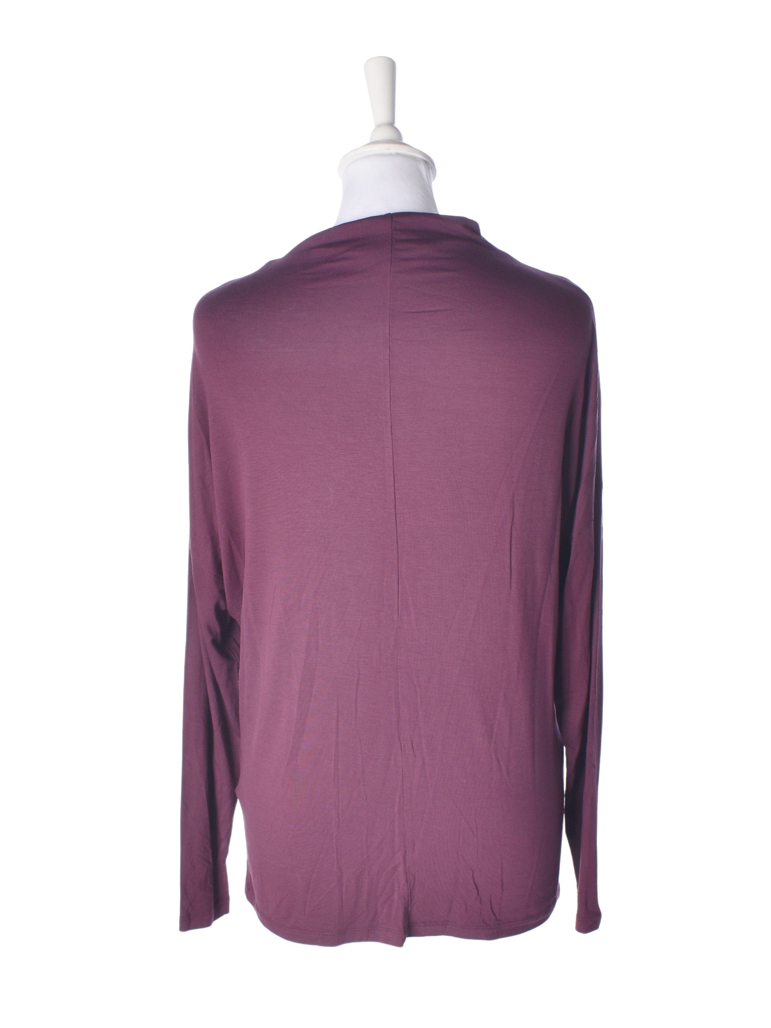 Moss Copenhagen Bluse - XS / Bordeaux / Kvinde - SassyLAB Secondhand