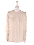 Munthe Bluse - 40 / Beige / Kvinde - SassyLAB Secondhand