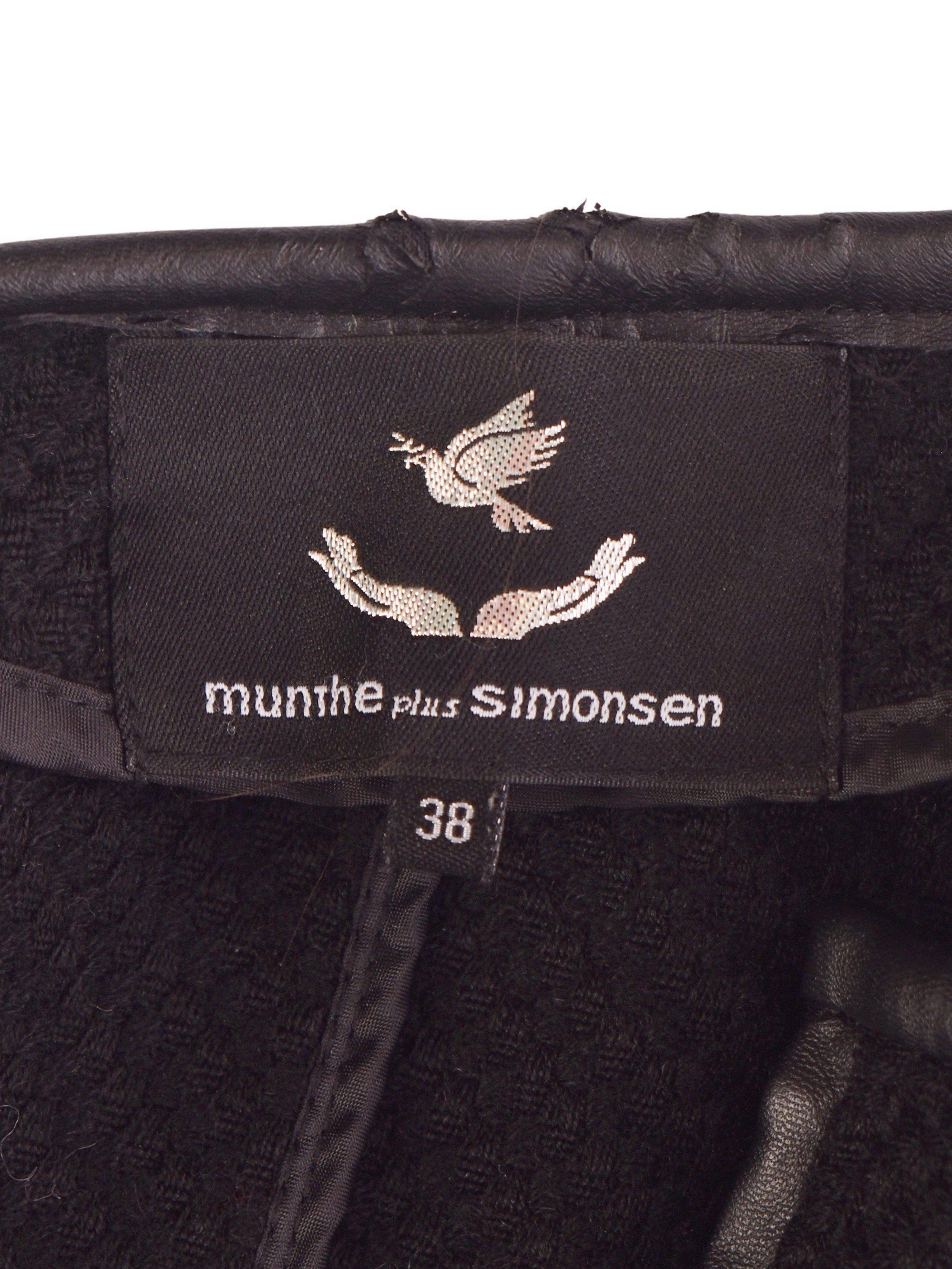 Munthe Jakke - 38 / Sort / Kvinde - SassyLAB Secondhand
