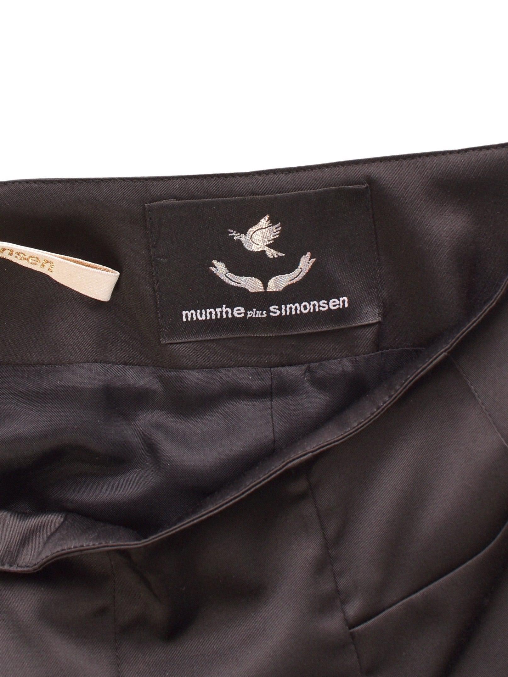 Munthe plus Simonsen Nederdel - 34 / Sort / Kvinde - SassyLAB Secondhand