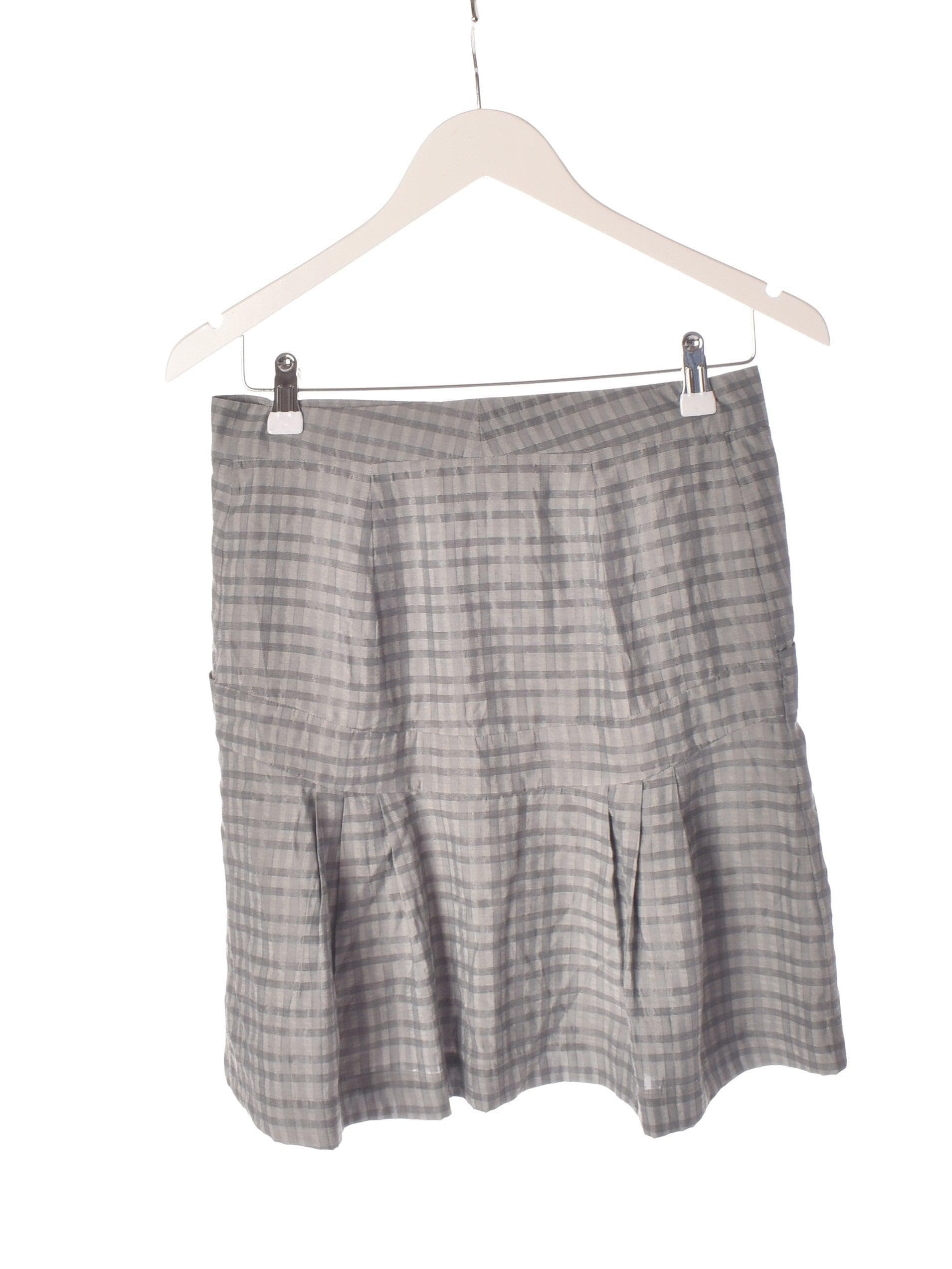 Munthe plus Simonsen Nederdel - 36 / Grå / Kvinde - SassyLAB Secondhand