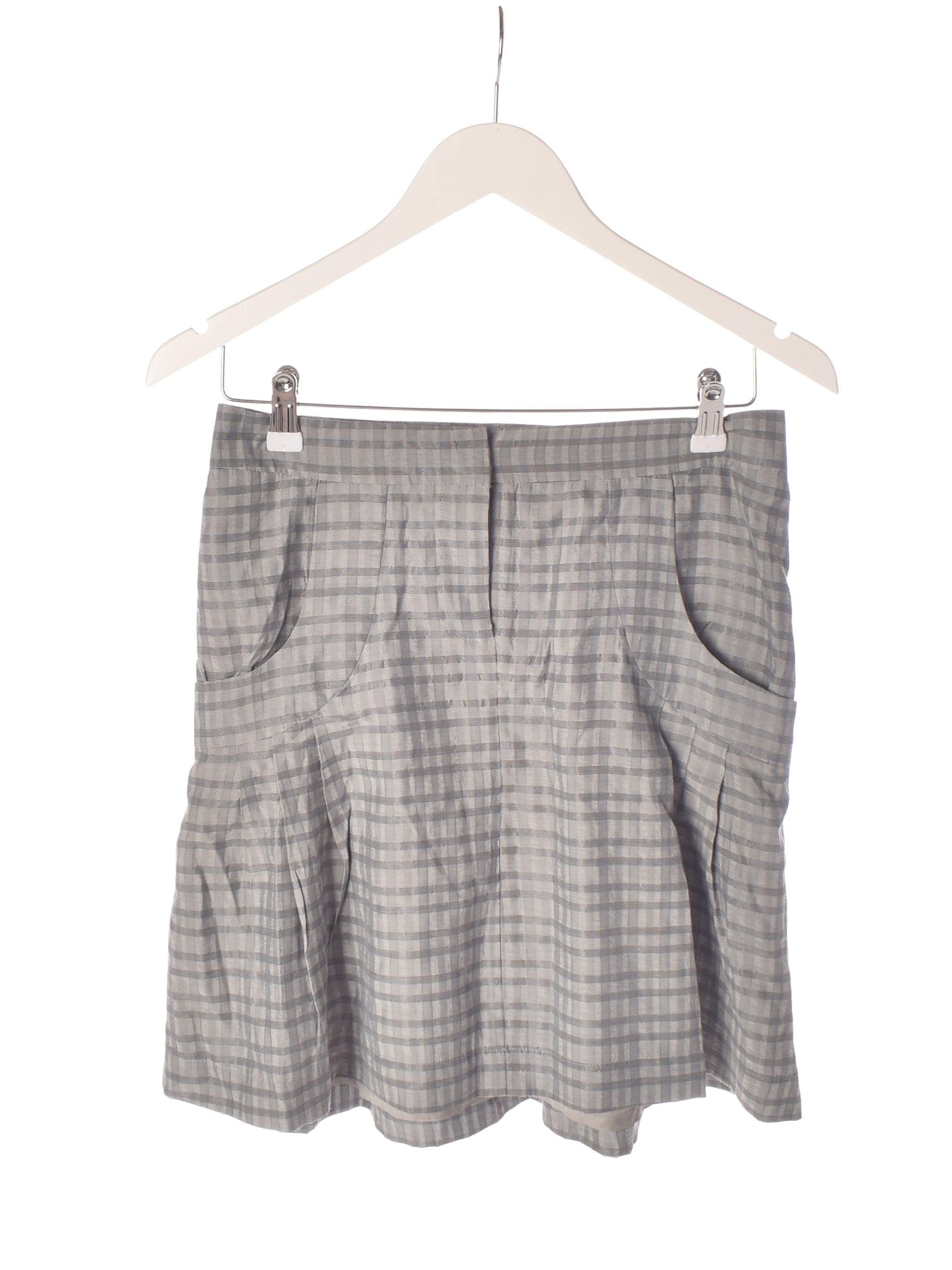 Munthe plus Simonsen Nederdel - 36 / Grå / Kvinde - SassyLAB Secondhand