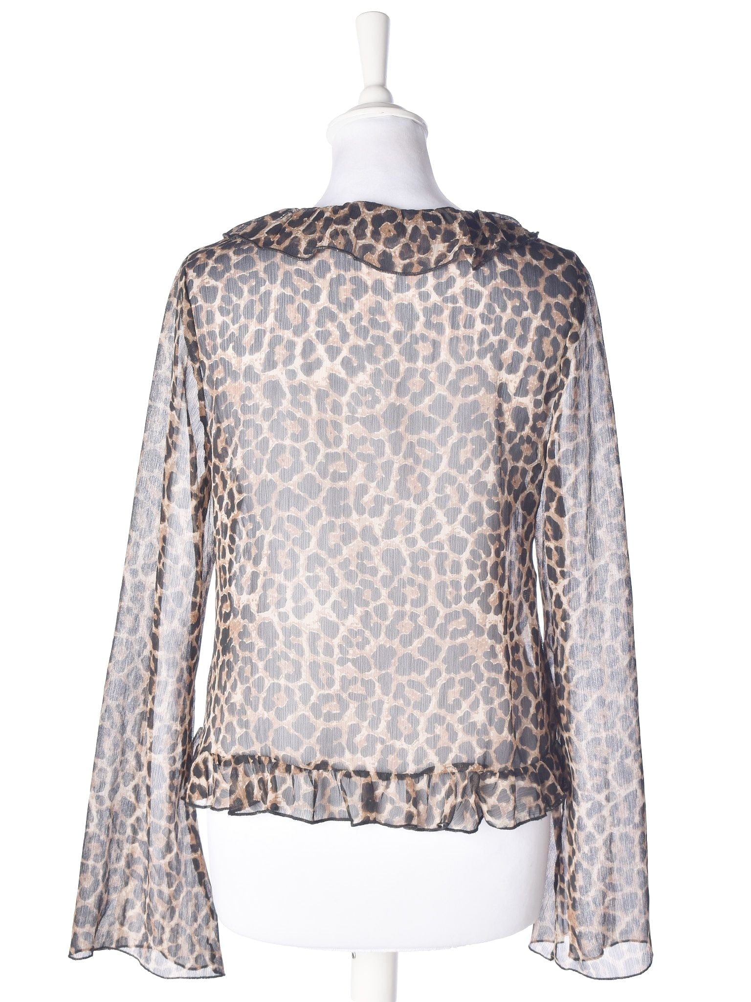 NA-KD Bluse - 36 / Dyreprint / Kvinde - SassyLAB Secondhand
